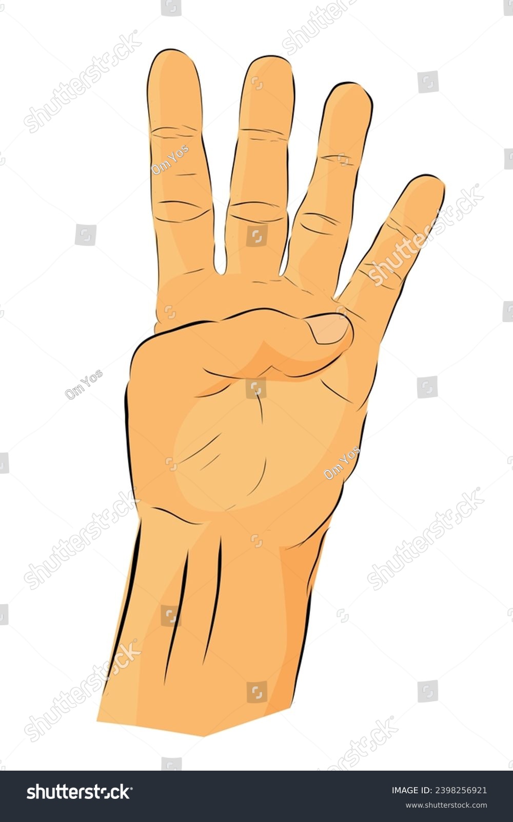 SVG of 4 gesture simple vector draw sketch doodle man hand
 svg