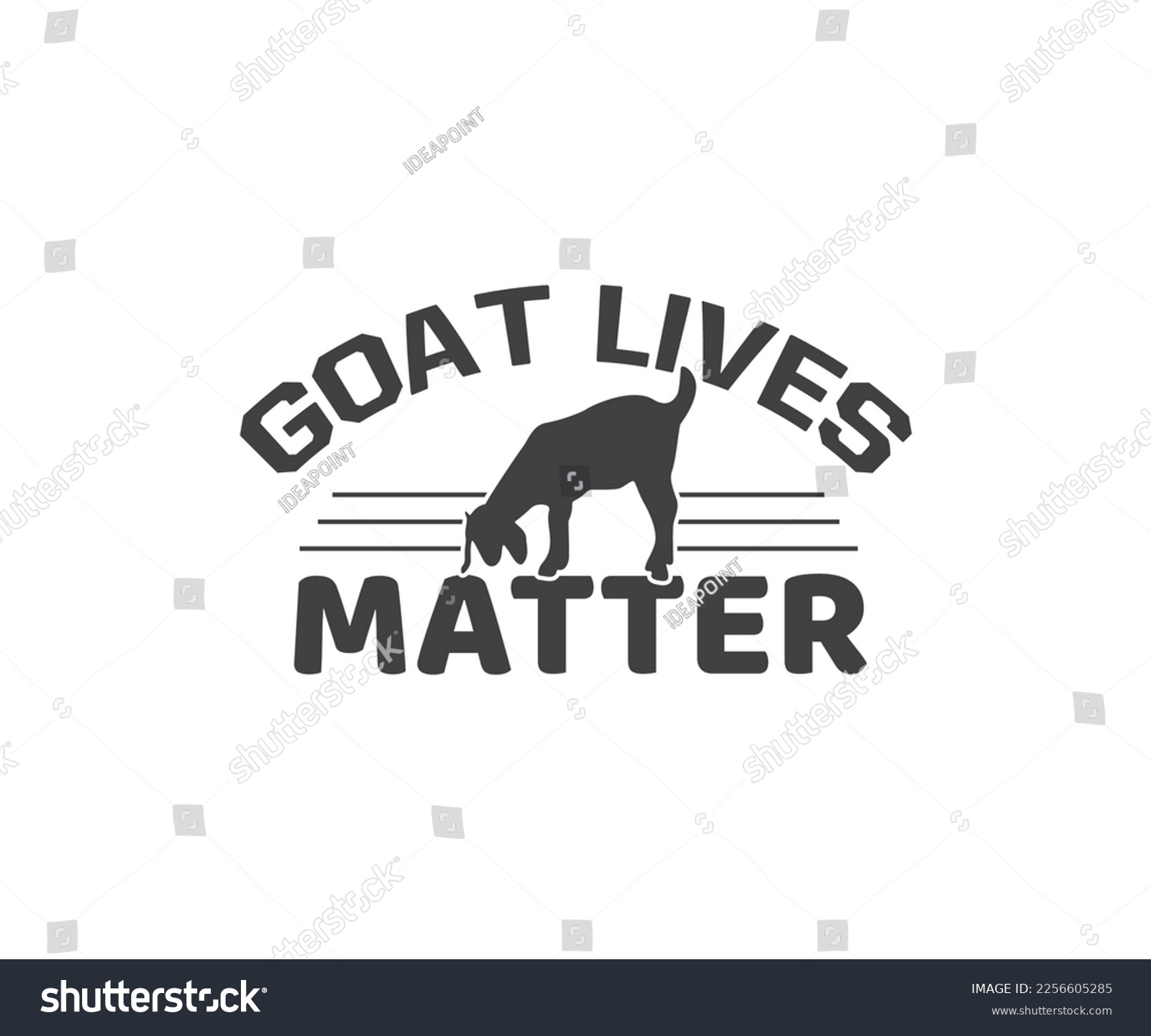 SVG of 
Goat Typography, Goat SVG, Goat EPS, Goat Animal, farm life,  svg