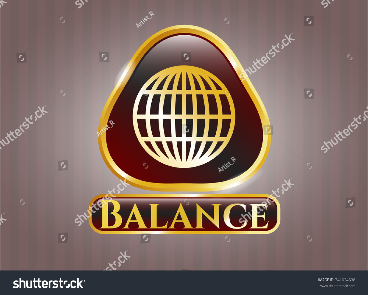 globe balance text