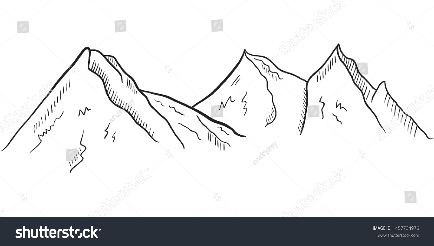 4,976 Rocky mountain sketch Images, Stock Photos & Vectors | Shutterstock