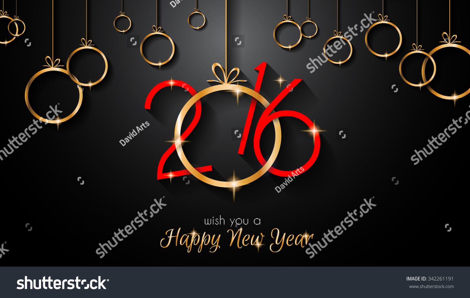 2016 Happy New Year And Merry Christmas Background For Your Seasonal Wallpapers, Greetings Card