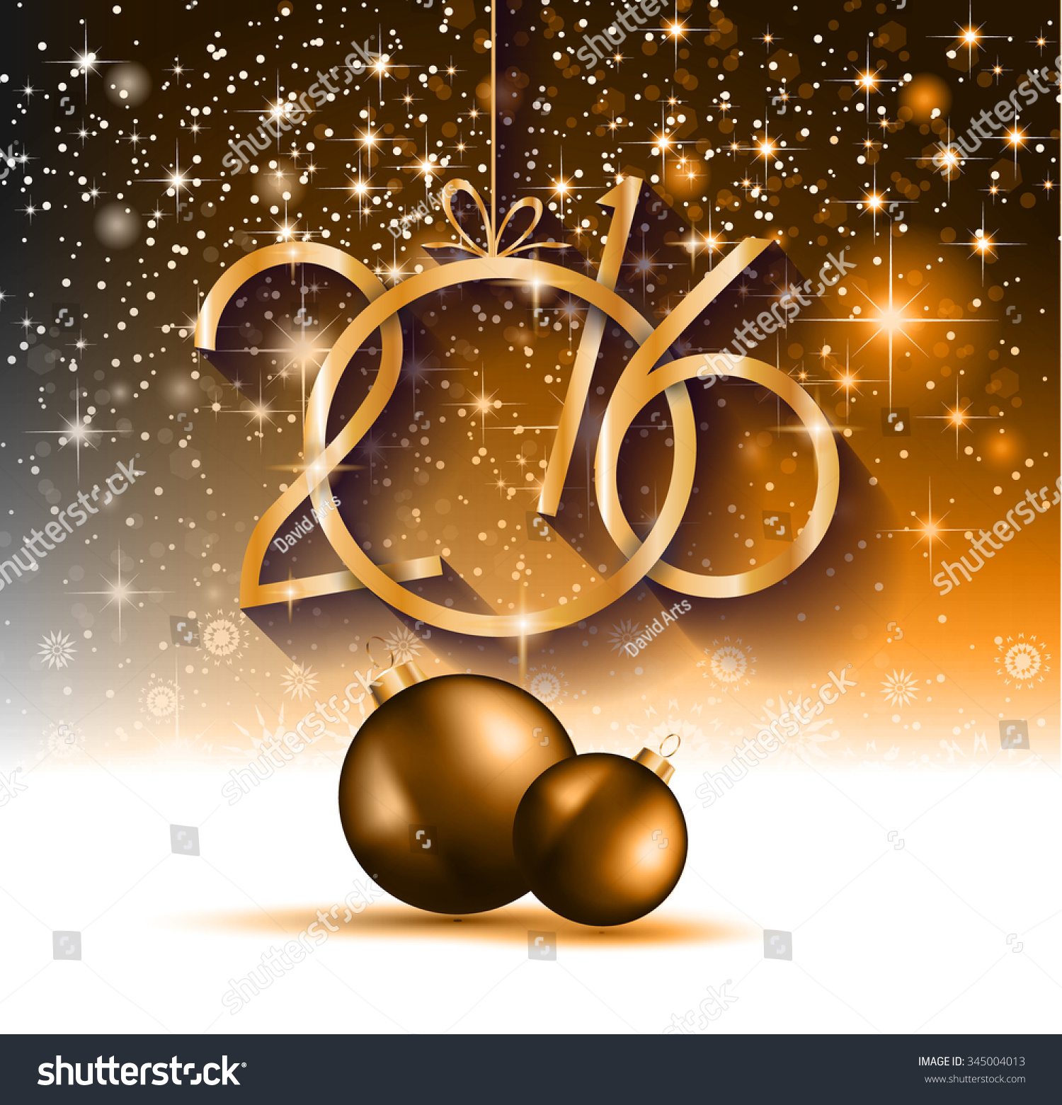 2016 Happy New Year And Merry Christmas Background For Your Seasonal Wallpapers, Greetings Card