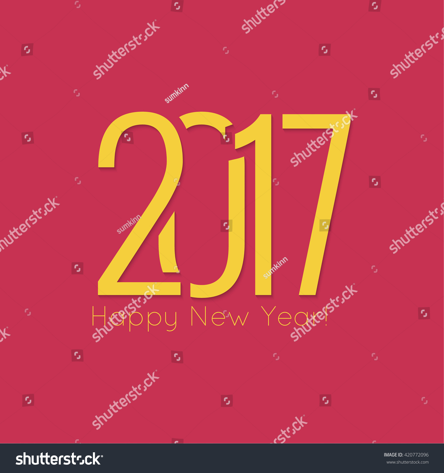 2019 Happy New Year Background Greeting Stock Vector 