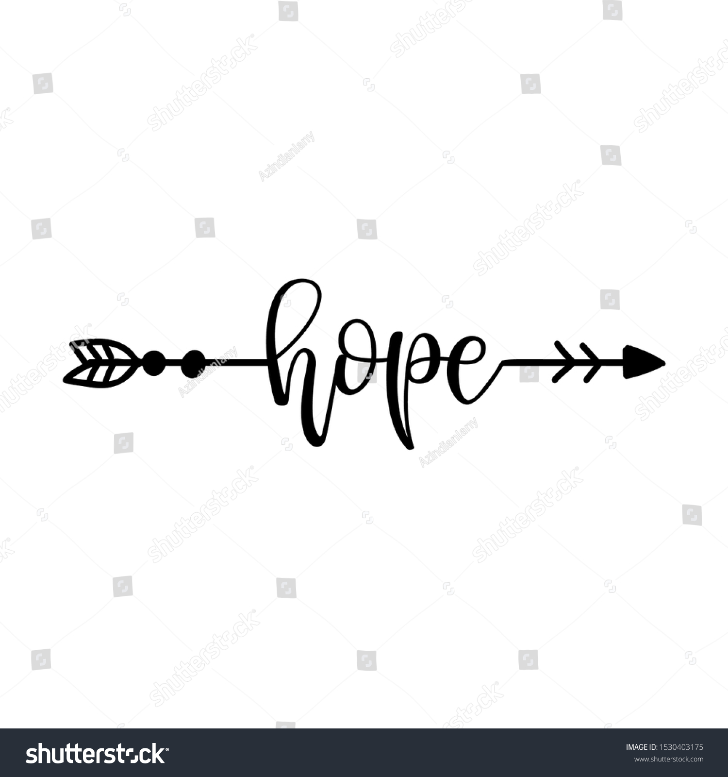 hope with text