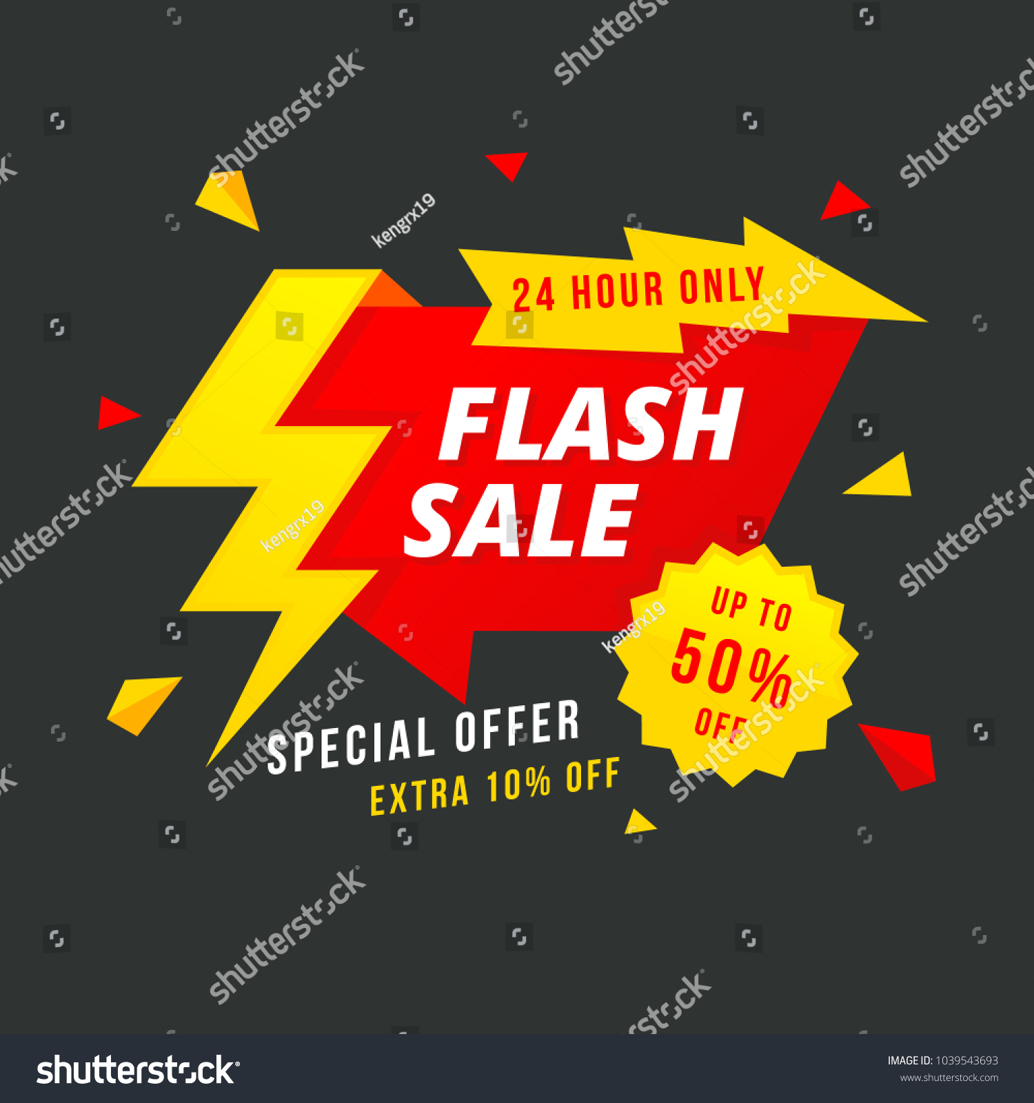SVG of 24 hour Flash Sale banner. Vector illustration. svg
