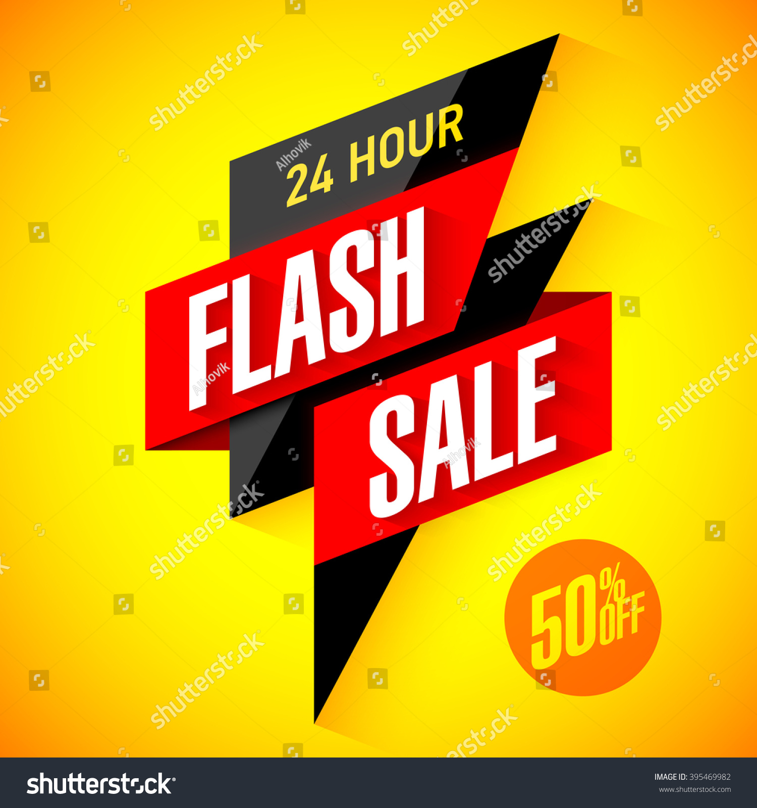 SVG of 24 hour Flash Sale banner. Vector illustration. svg