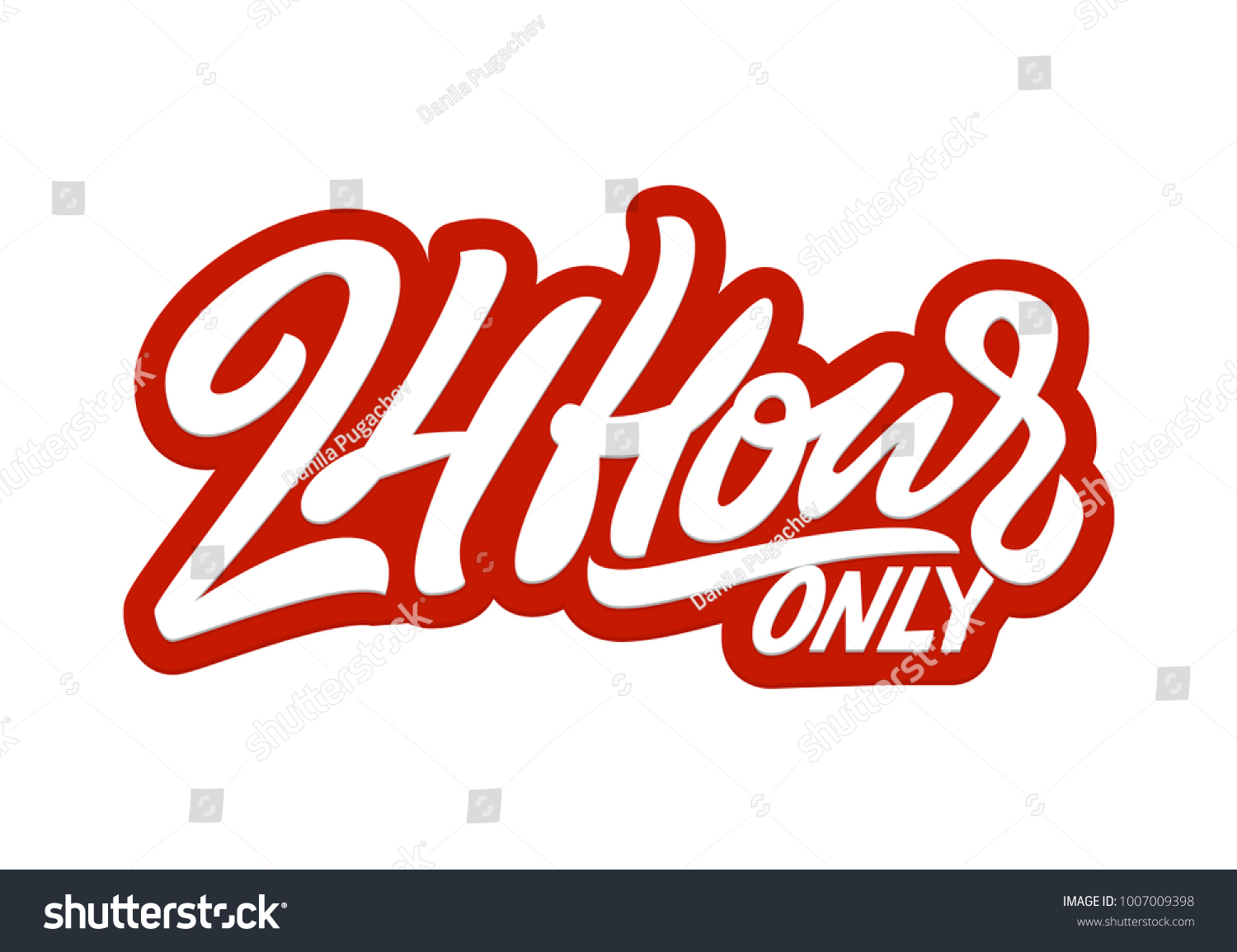 SVG of 24 hour only. Premium handmade vector lettering and calligraphy phrase for invitation, greeting card, t-shirt, prints, social media, banners and posters .Vector illustration. svg