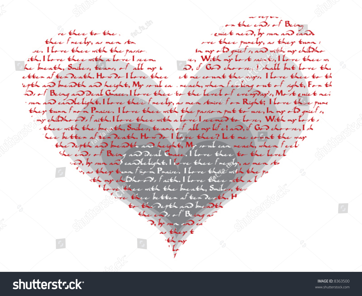 how-do-love-thee-poem-valentine-stock-vector-royalty-free-8363500