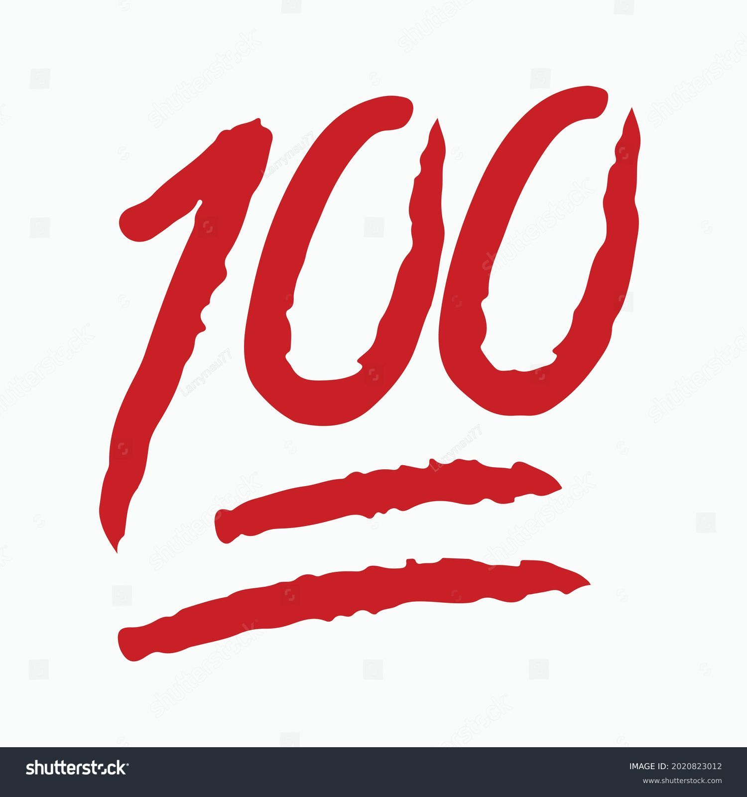 SVG of 100 hundred point text vector icon template red brush color for social media Instagram Facebook Whatsapp status story sale offer discount  svg