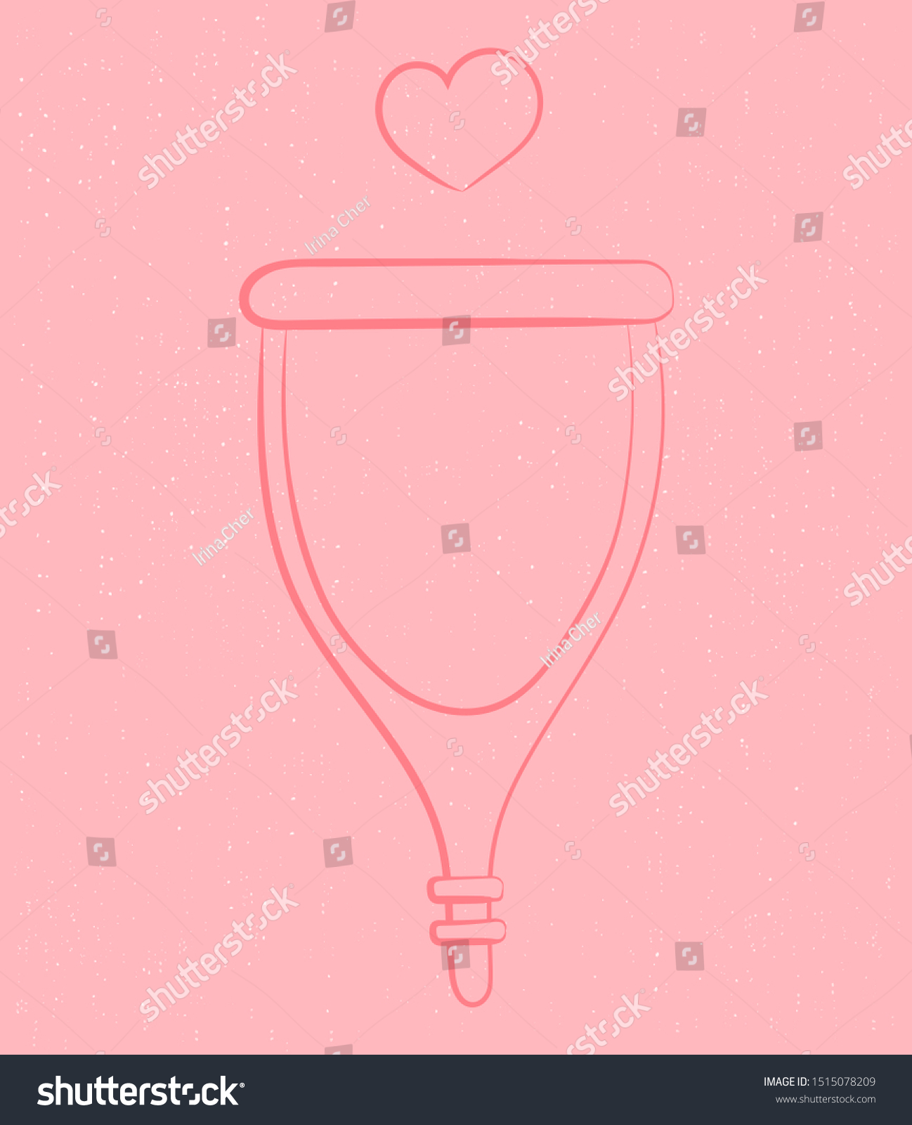 Hygiene Product During Menstrual Cup Stock 1515078209
