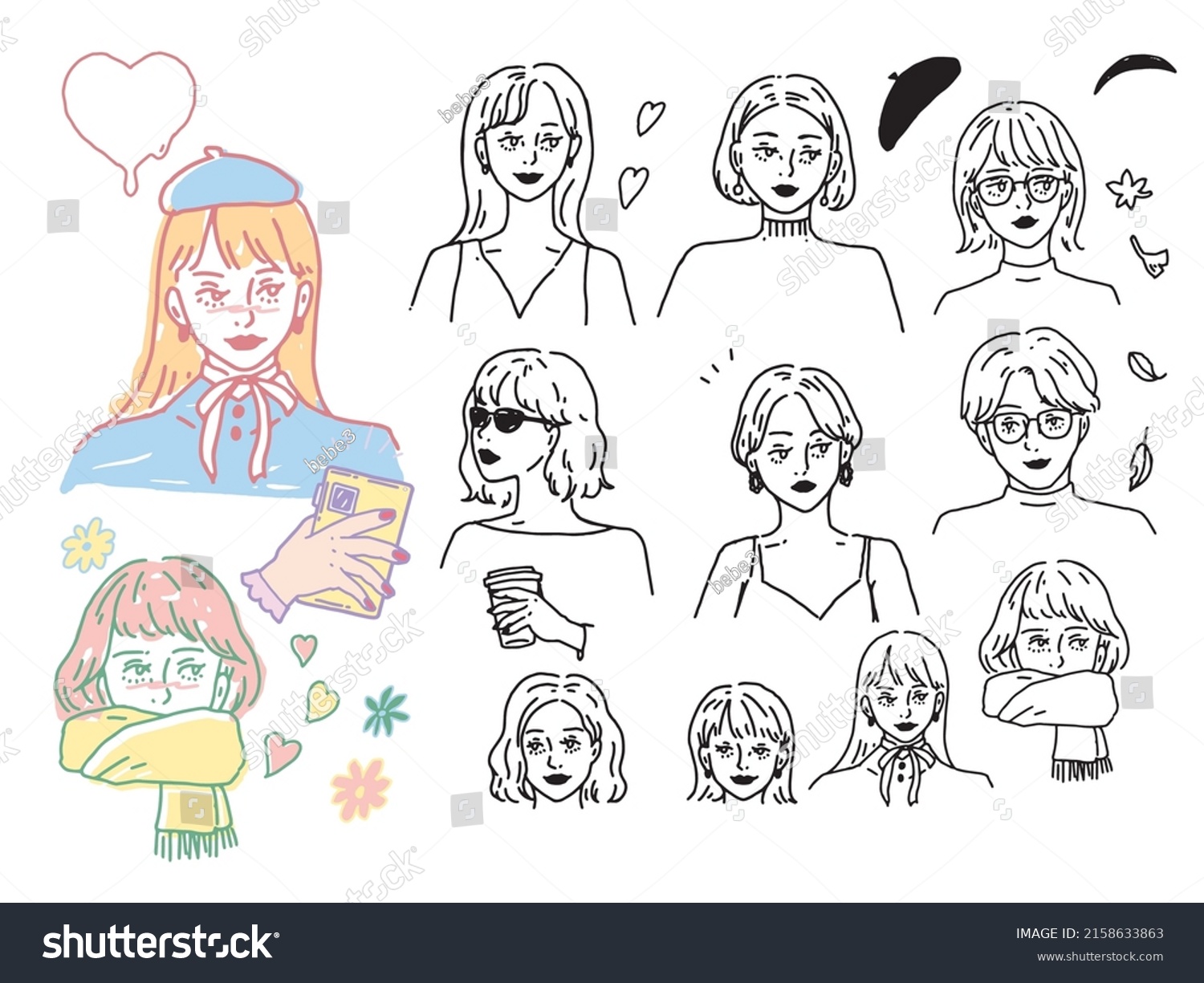 280 234件の おしゃれ 手書き のイラスト素材 画像 ベクター画像 Shutterstock