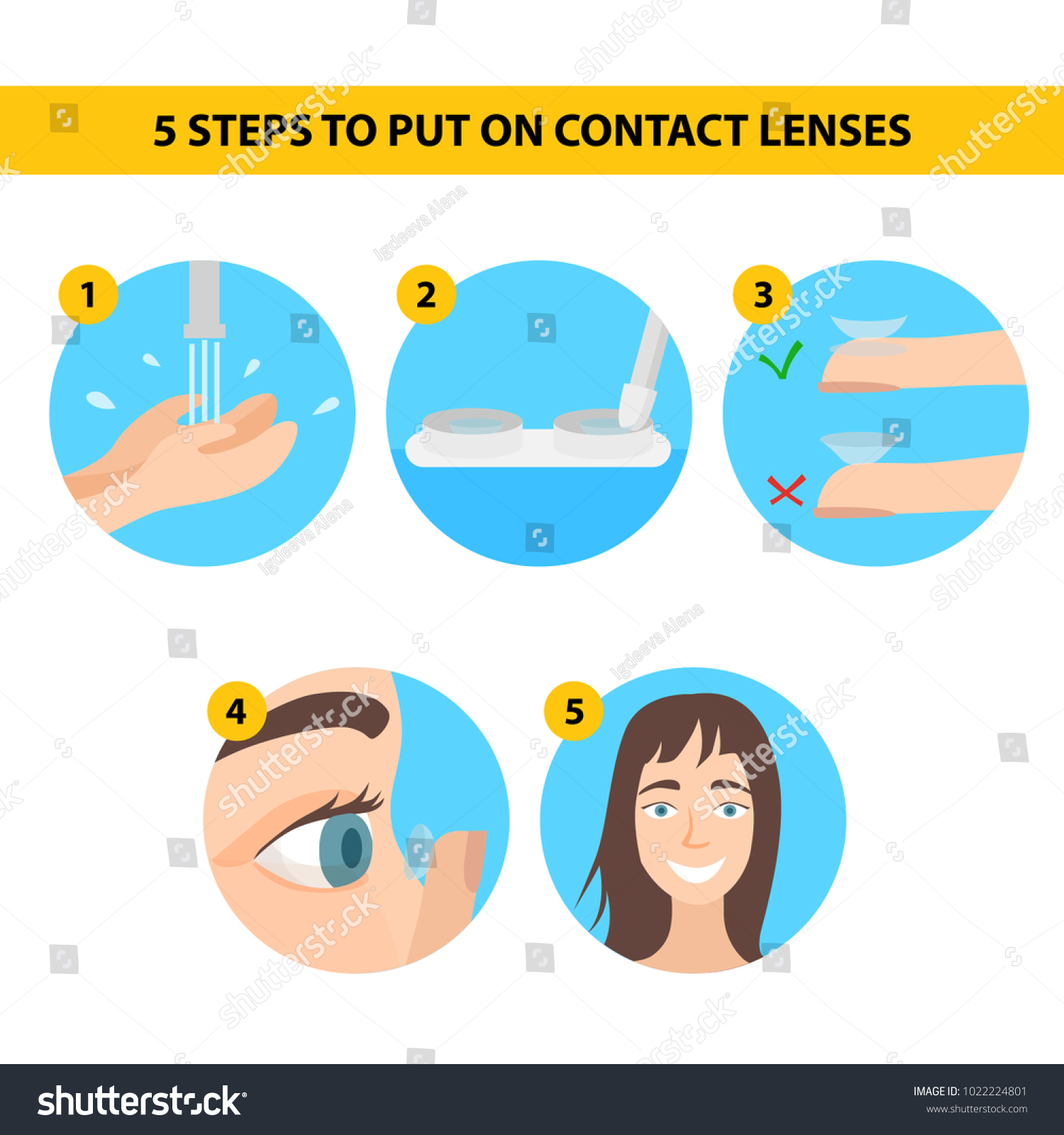 How to put on lenses How to put on lenses