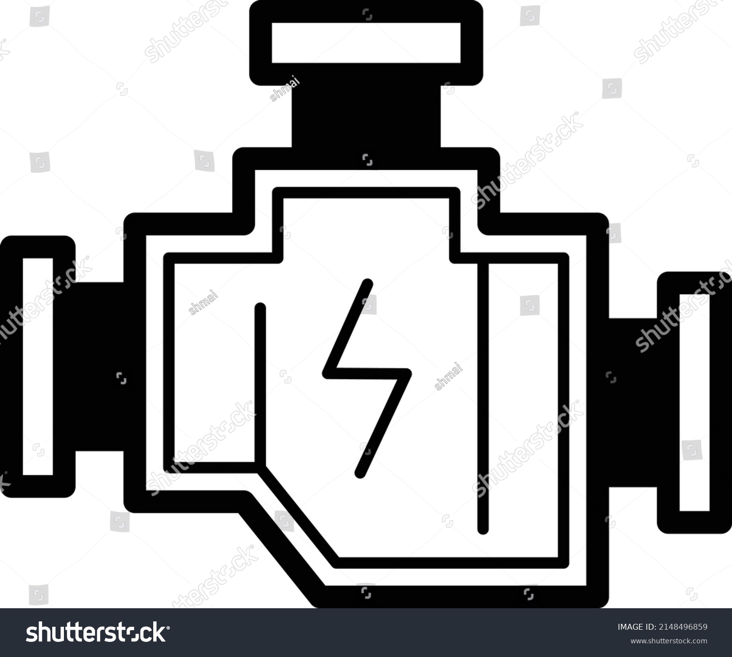 Internal Combustion Vector Icon Design Motor Stock Vector (royalty Free 