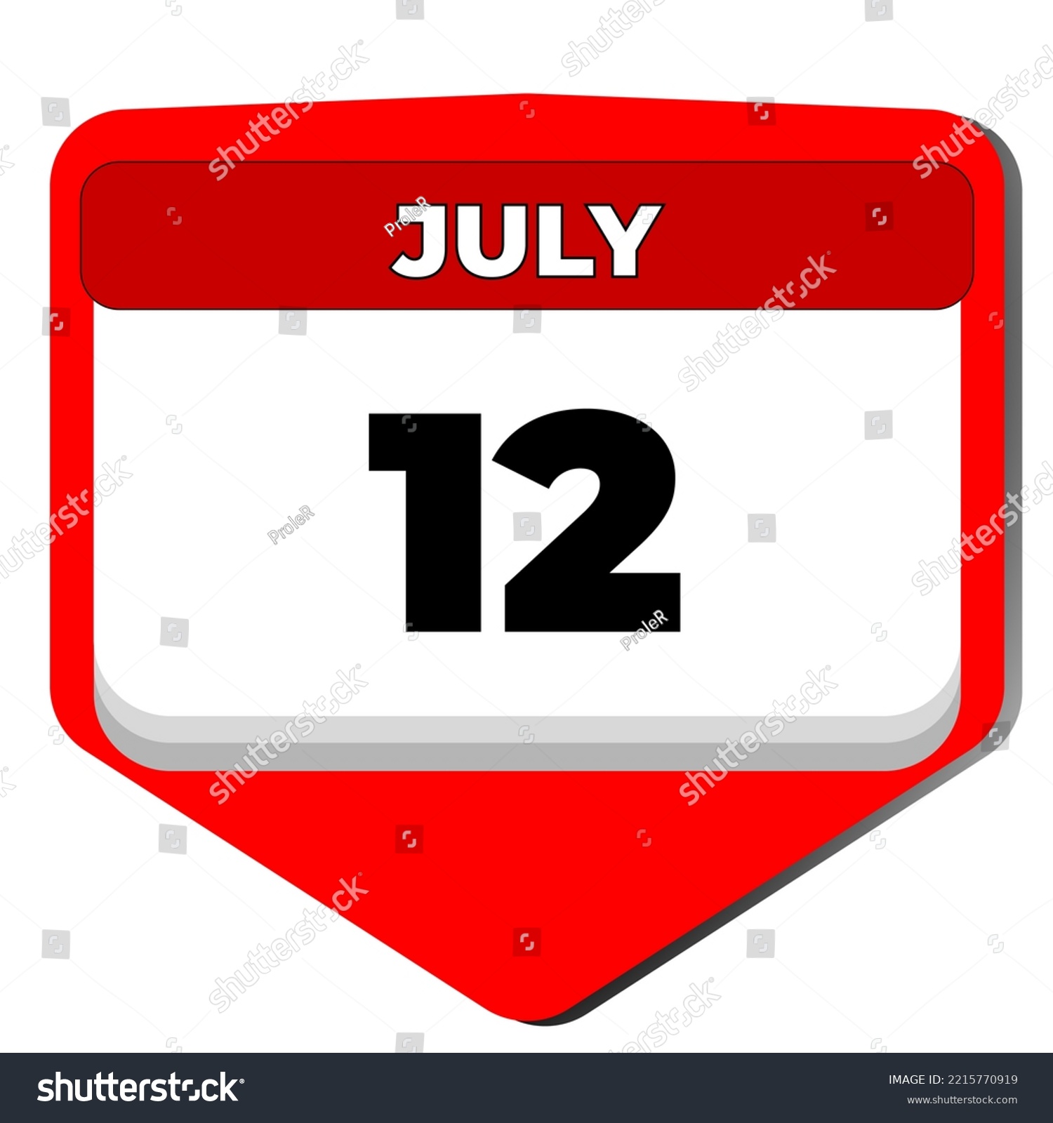SVG of 12 July vector icon calendar day. 12 date of July. Twelfth day of July. 12th date number. 12 day calendar. Twelve date. Malala, Paper Bag svg