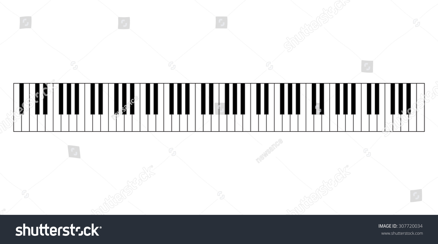 Piano keys art Images, Stock Photos & Vectors | Shutterstock