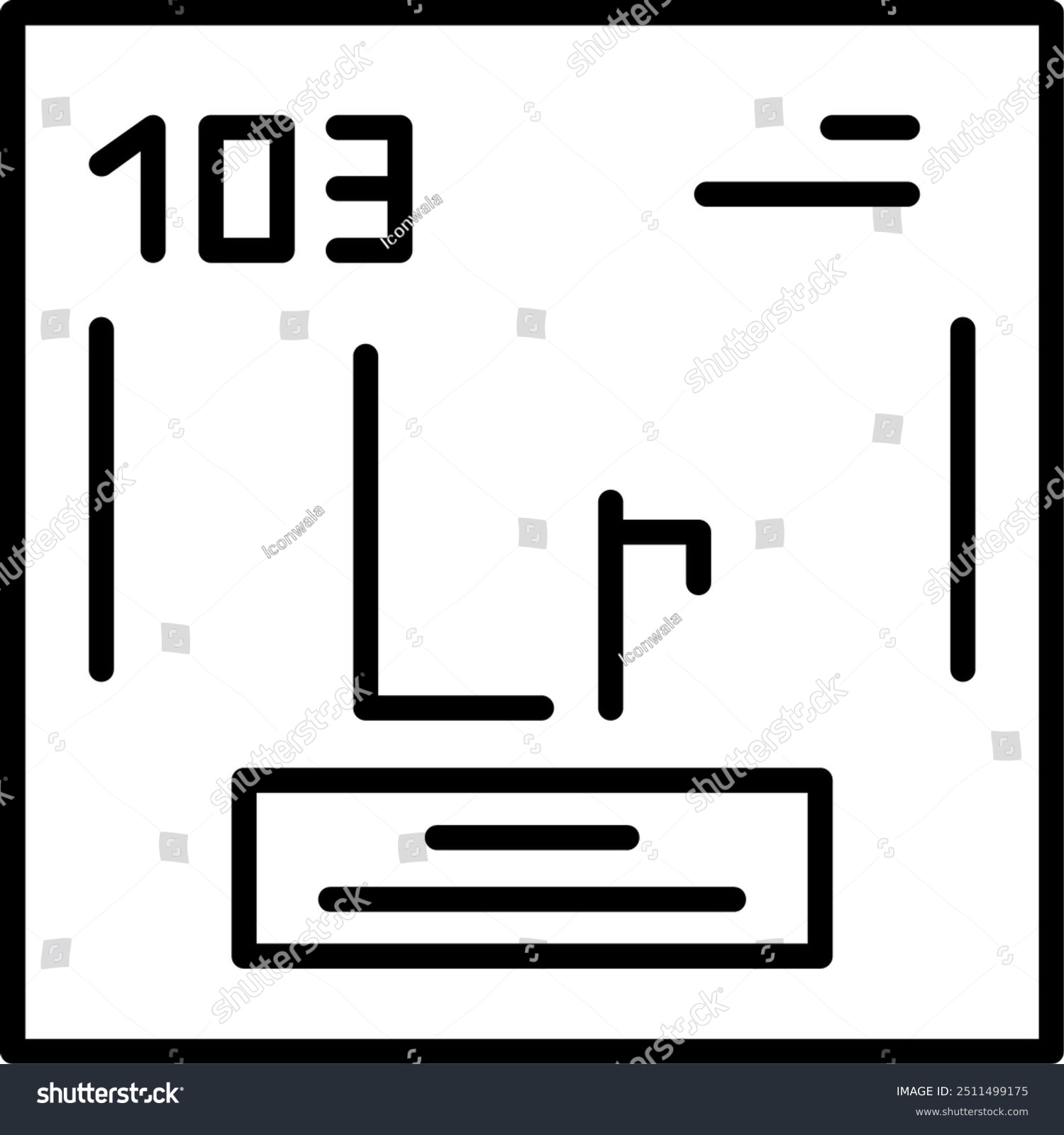 black periodic table element symbol clip art preview