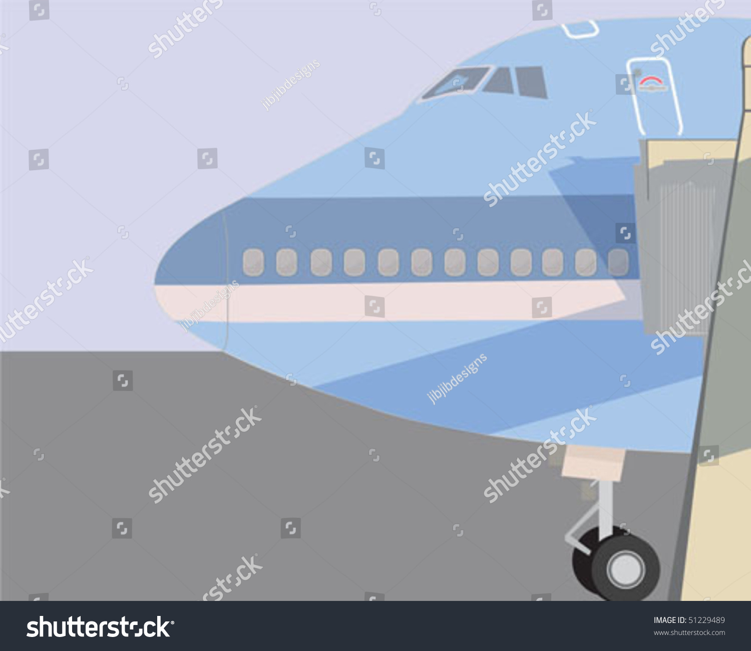 SVG of 747 loading svg