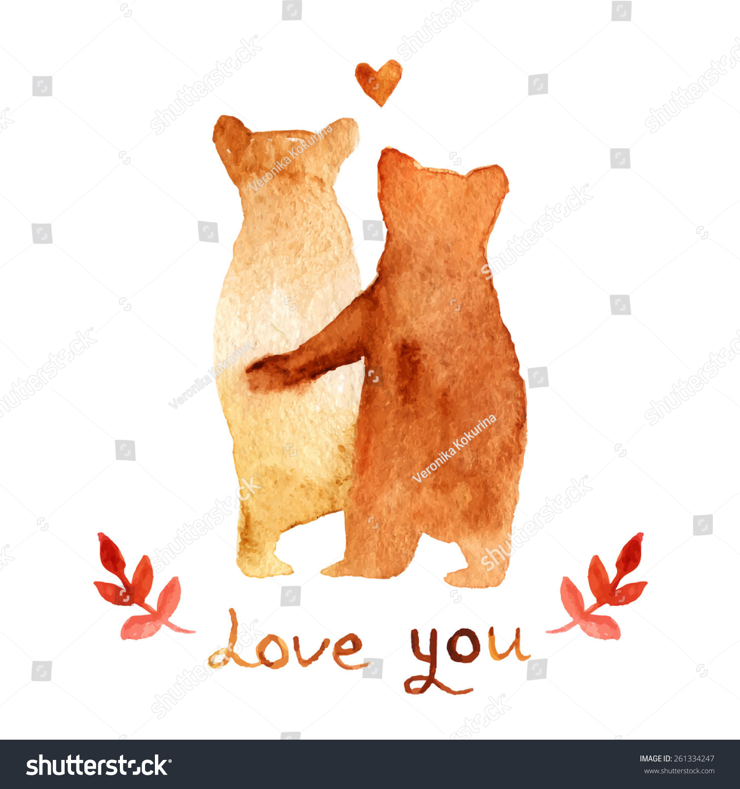 bear wedding invitations de34