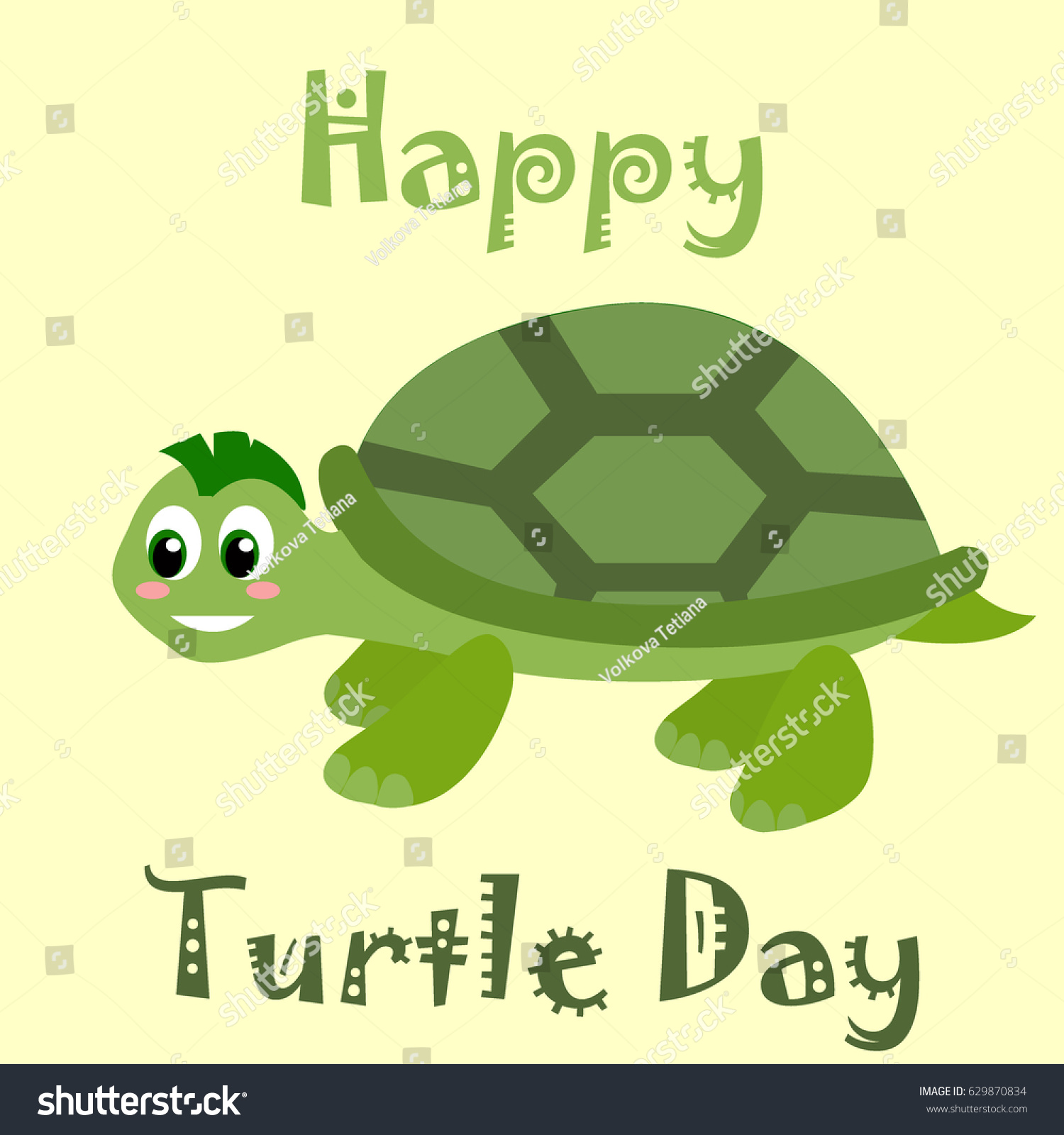 23 May World Turtle Day Stock Vector Royalty Free