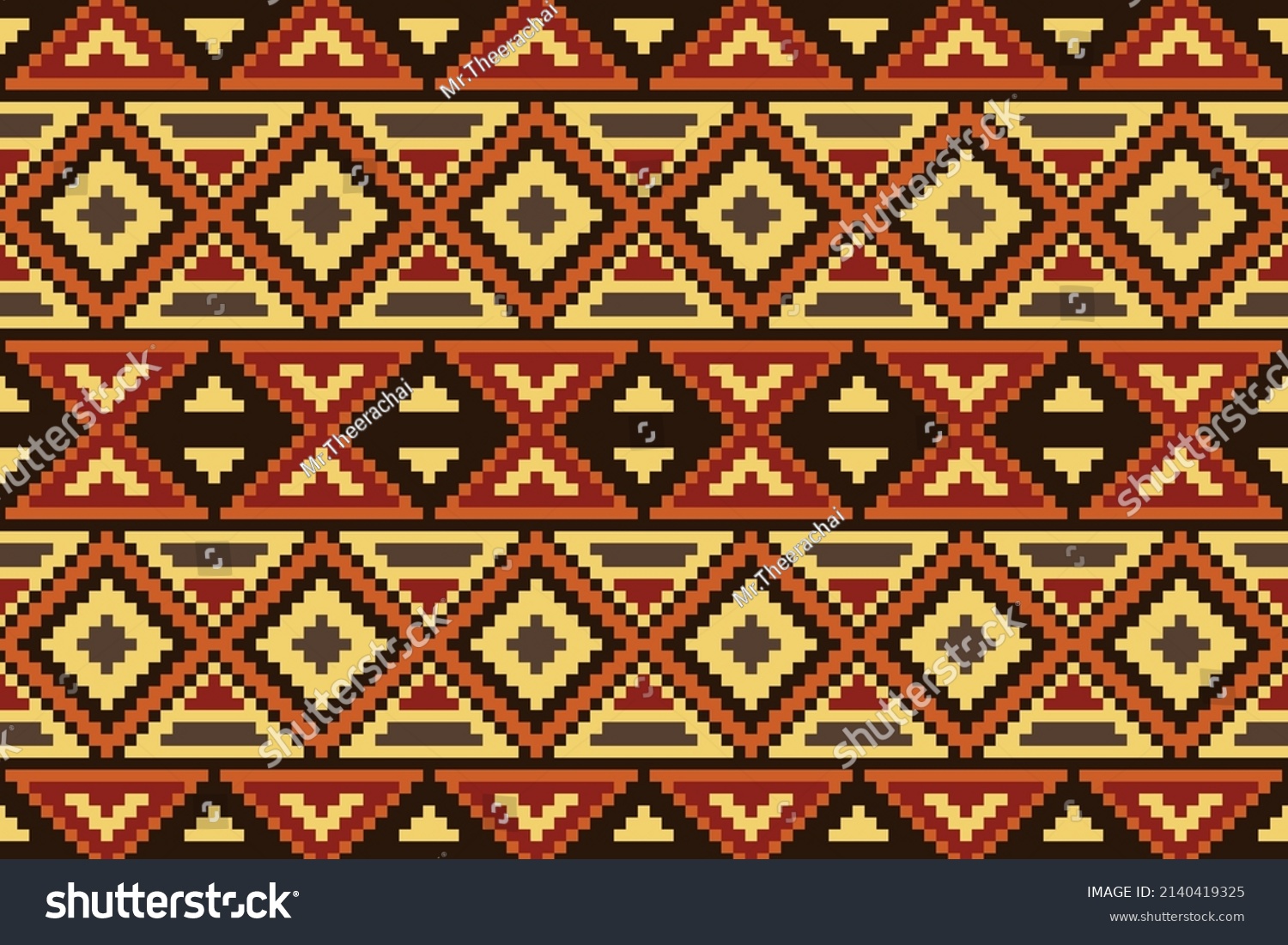 Native American Southwest Tribal Designs Tucson Stock Vector (Royalty ...