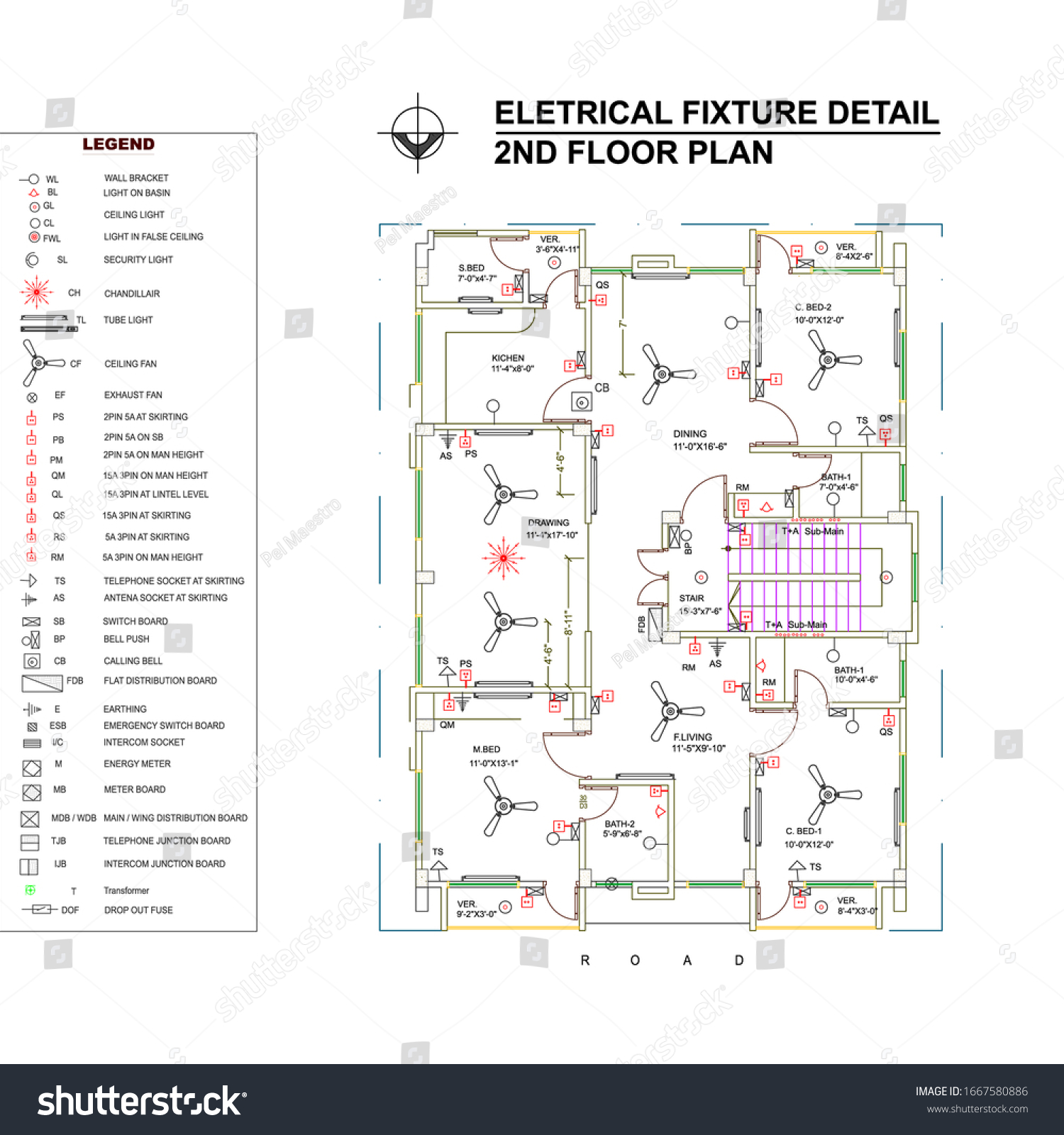 2,058 Electrical floor plan Images, Stock Photos & Vectors | Shutterstock