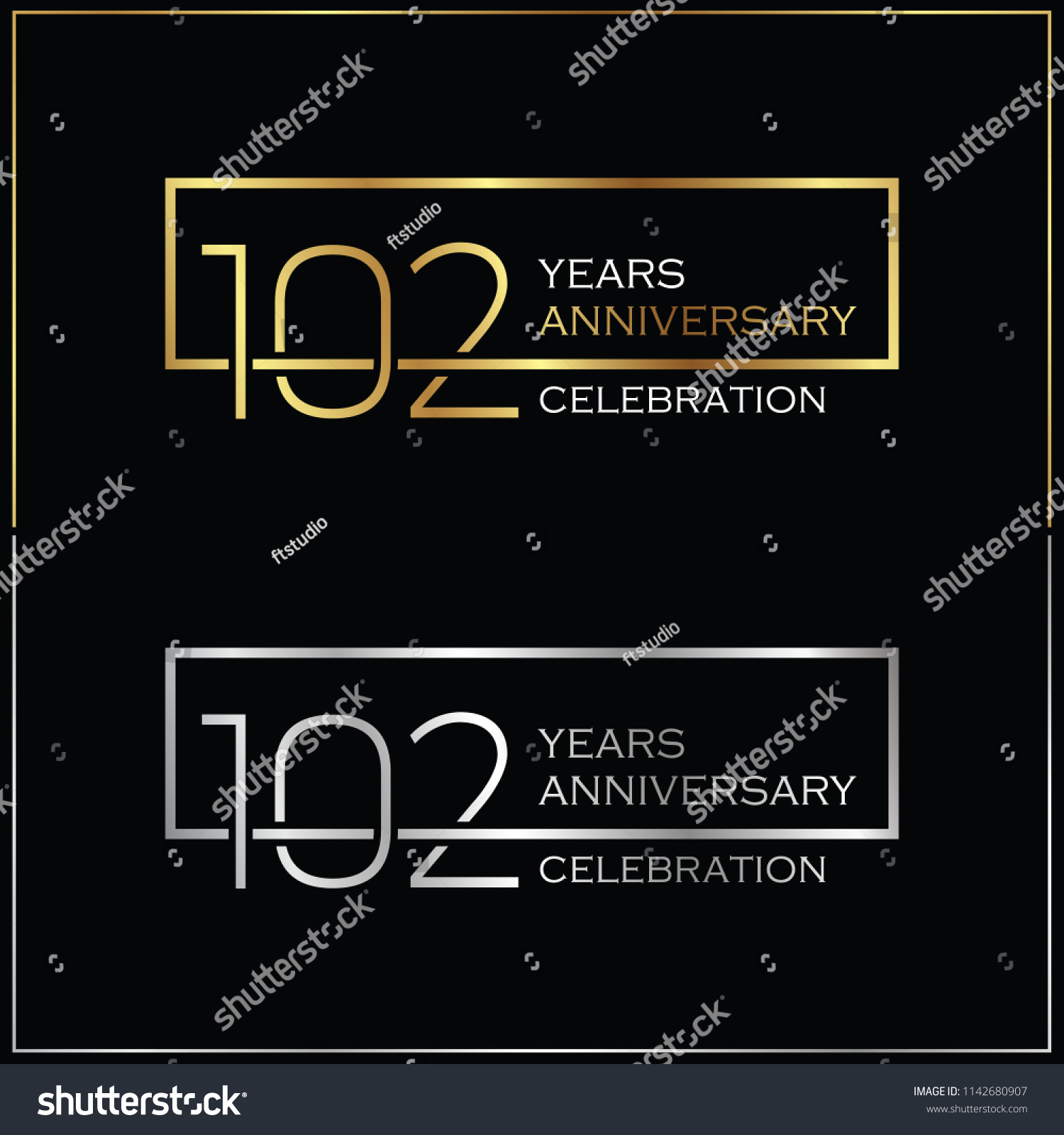 SVG of 102nd years anniversary celebration background svg