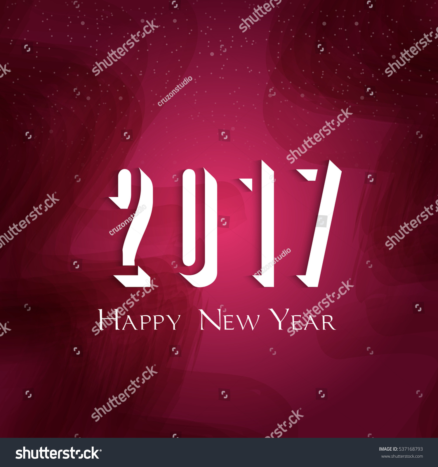 2017 New Year Stock Vector Illustration 537168793 : Shutterstock