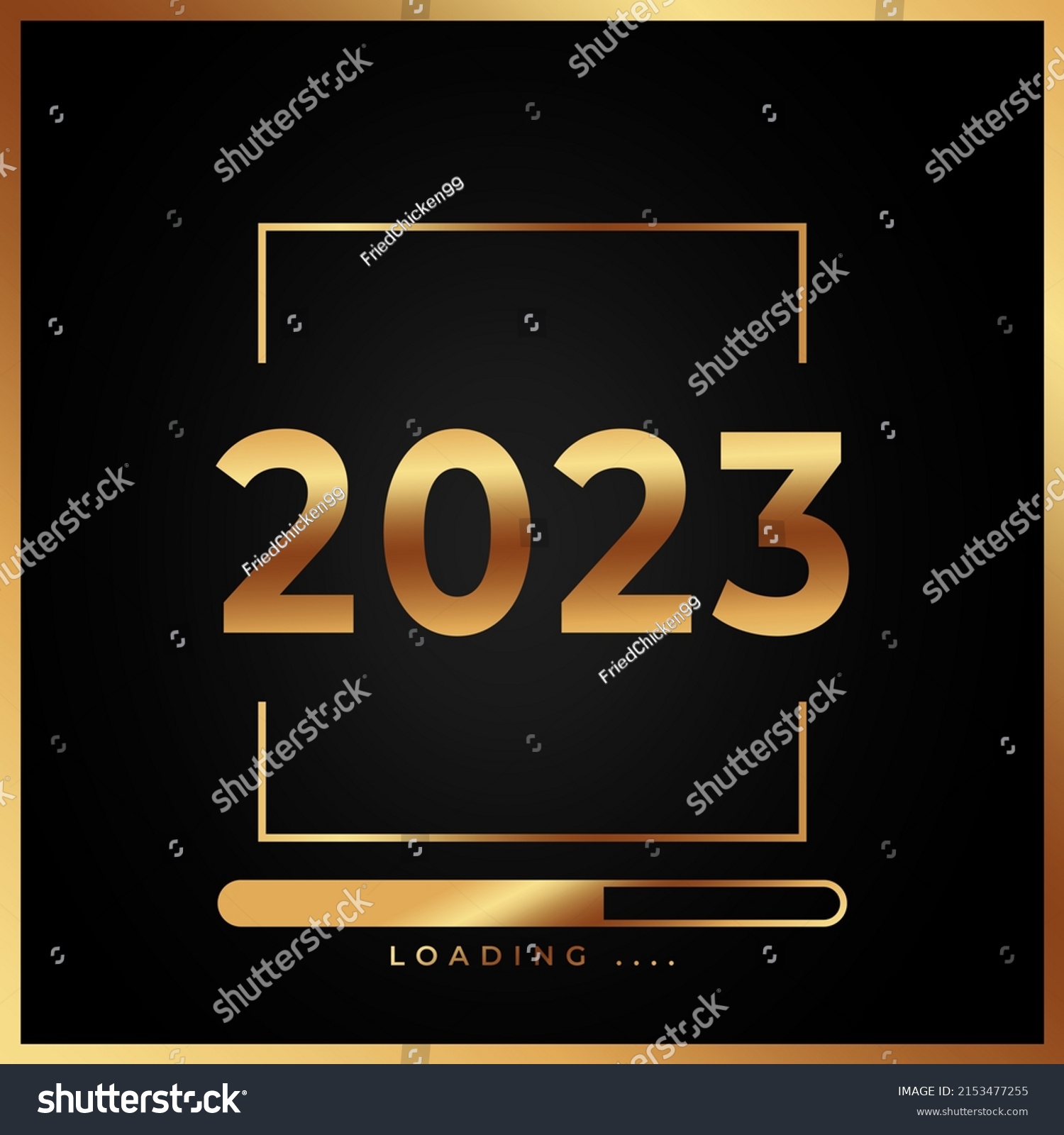 2023 New Year Loading Progress Bar Stock Vector (Royalty Free ...