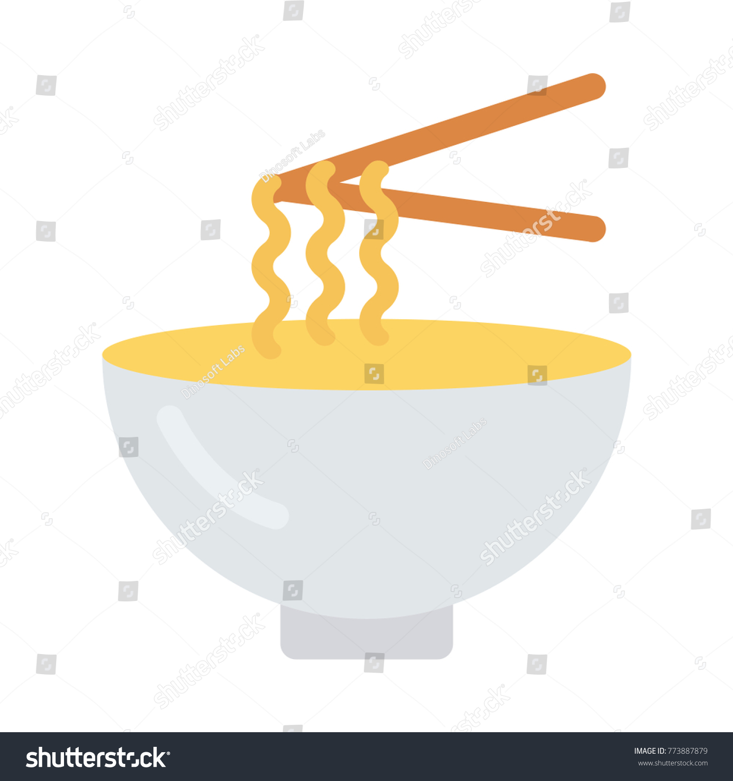 Noodle Circle Flat Stock Vector (Royalty Free) 773887879 | Shutterstock