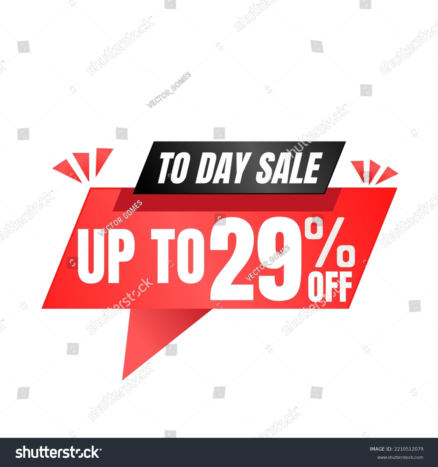 SVG of 29% off sale balloon. Red vector illustration . sale label design,  svg