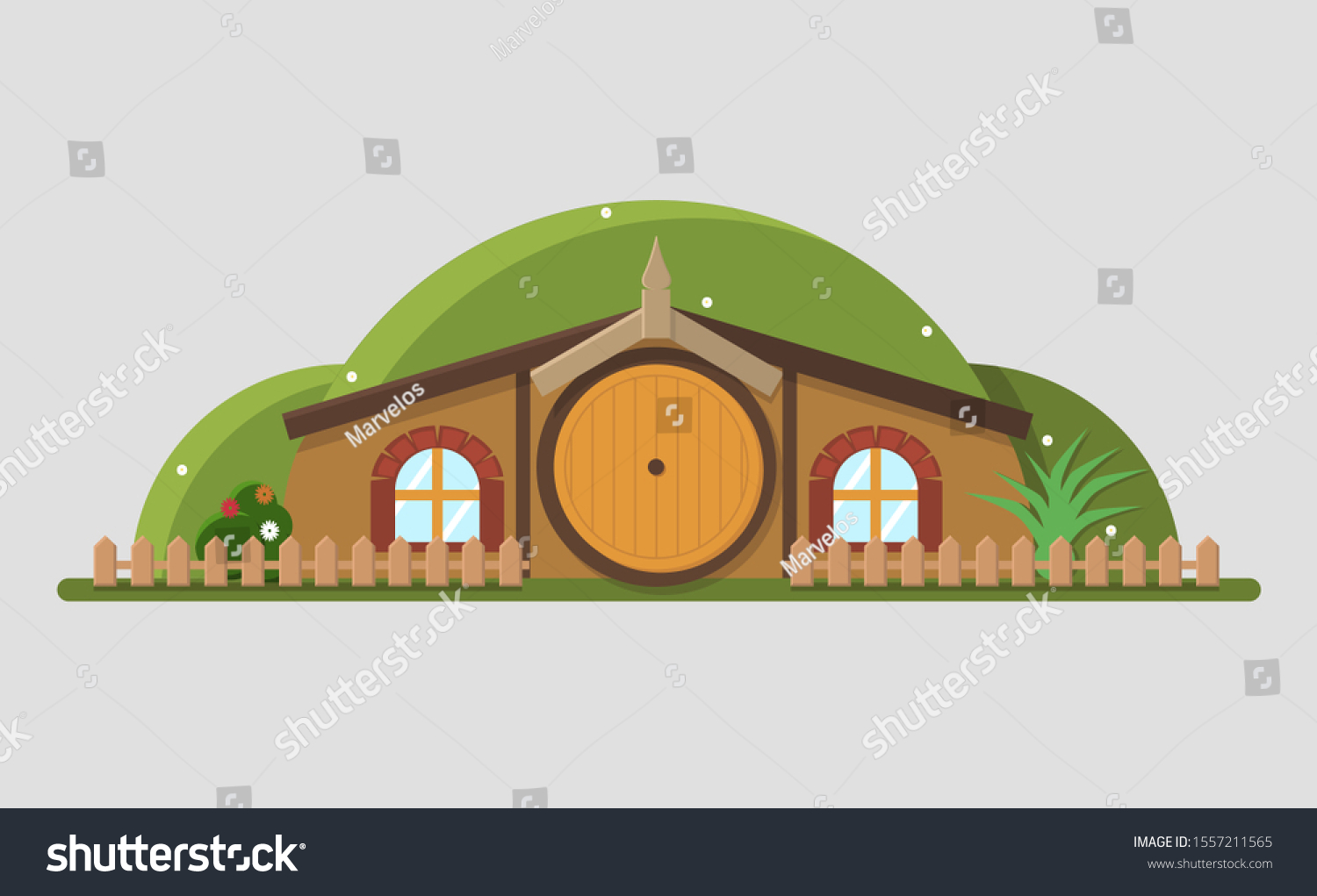 SVG of Сozy house for the hobbit svg