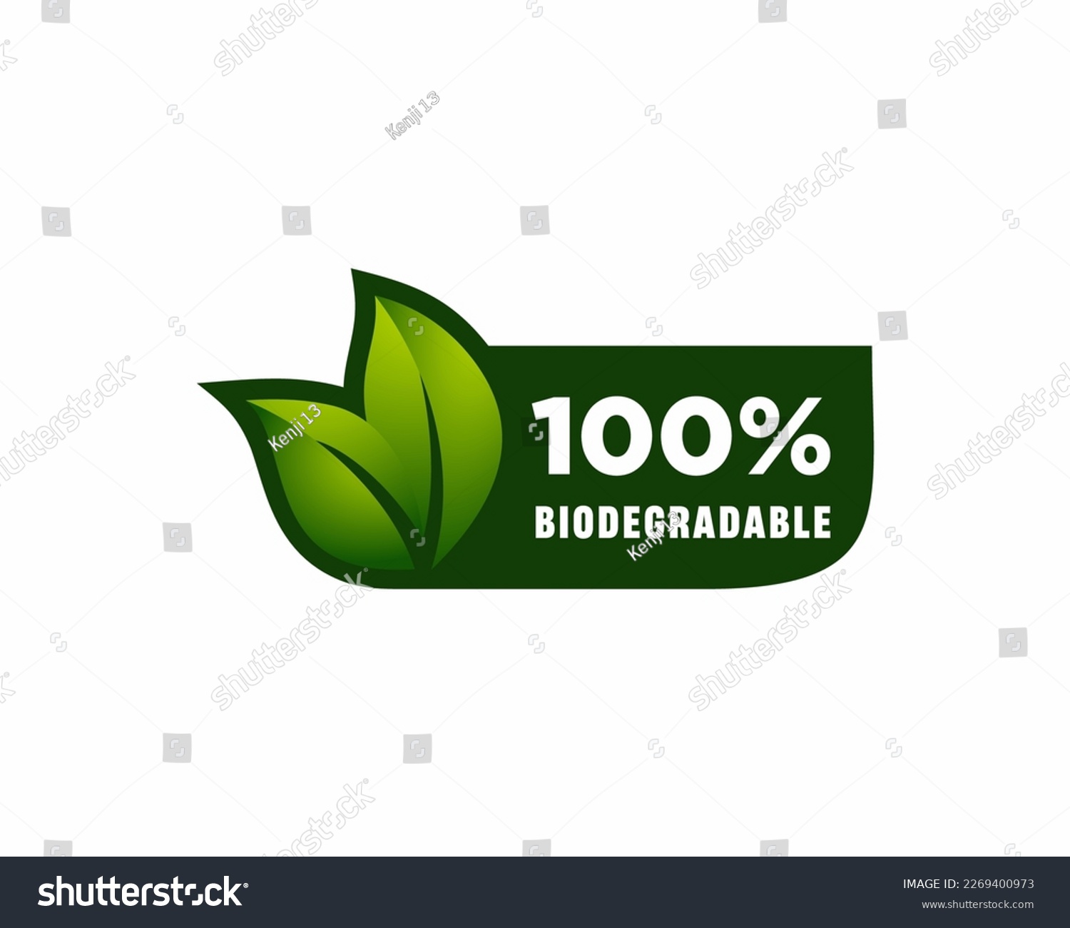 SVG of 100 percent Biodegradable label sticker badge Vector svg