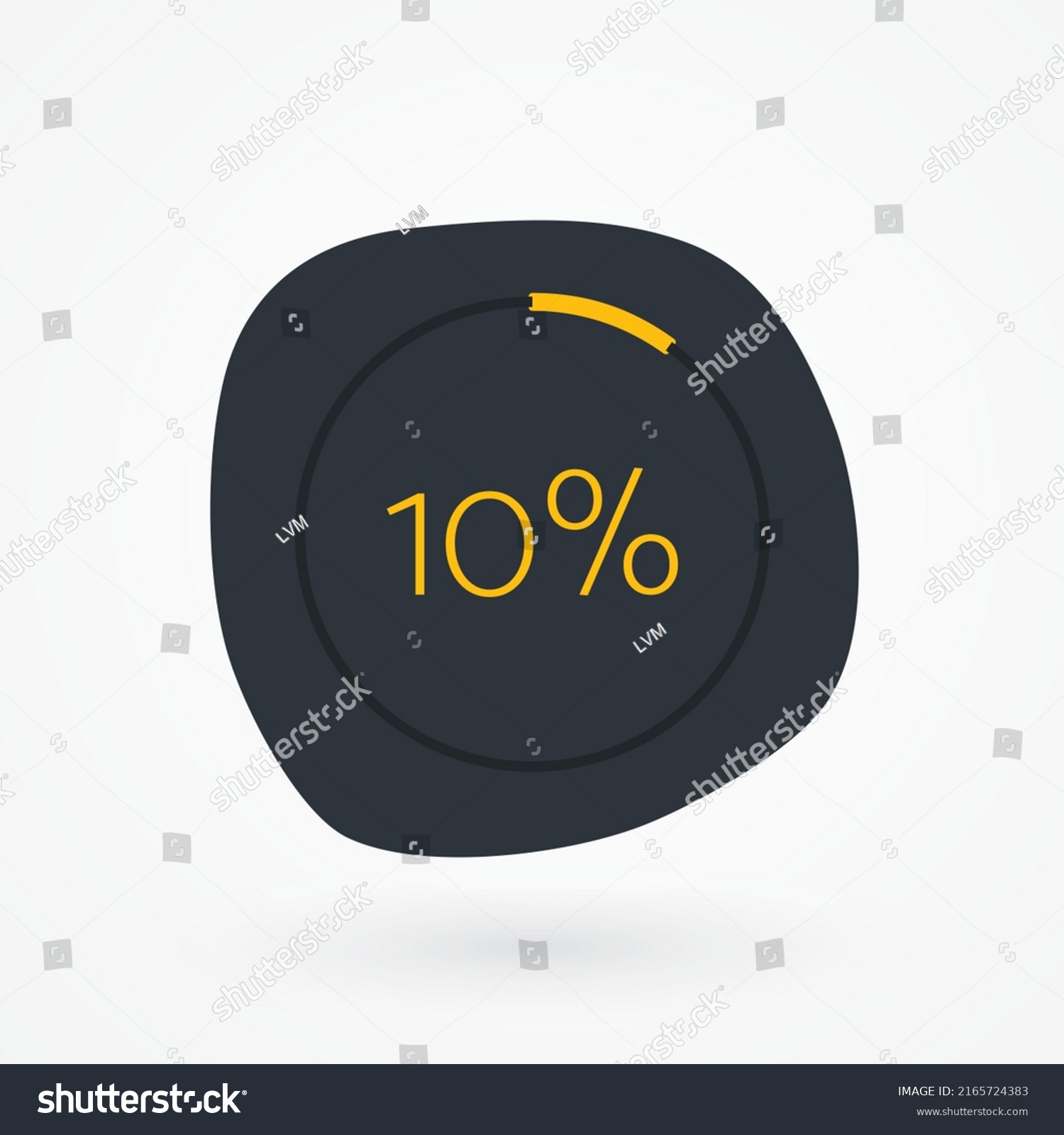 10-percent-chart-vector-percentage-infographic-stock-vector-royalty