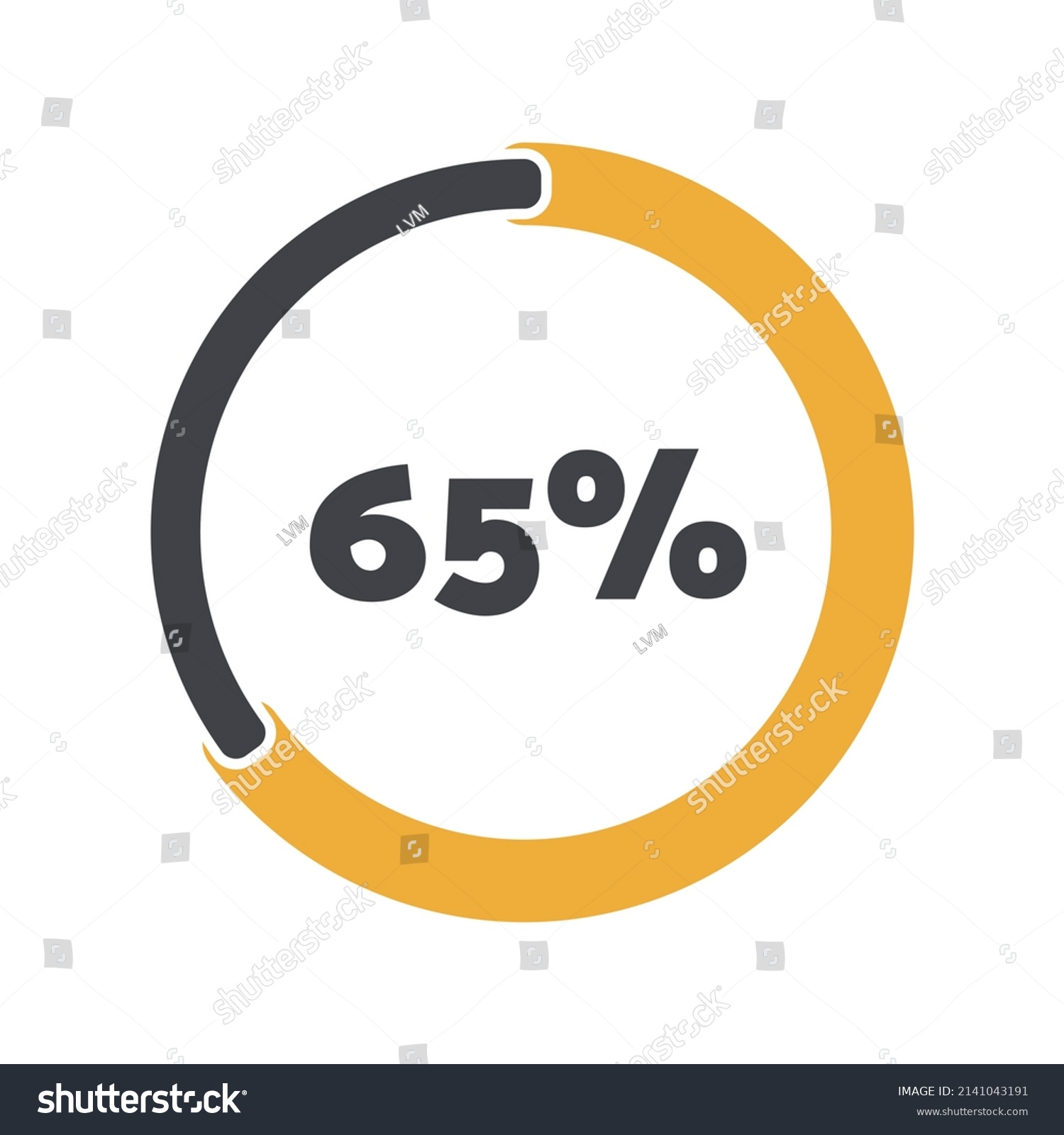 65-percent-chart-vector-percentage-infographics-stock-vector-royalty