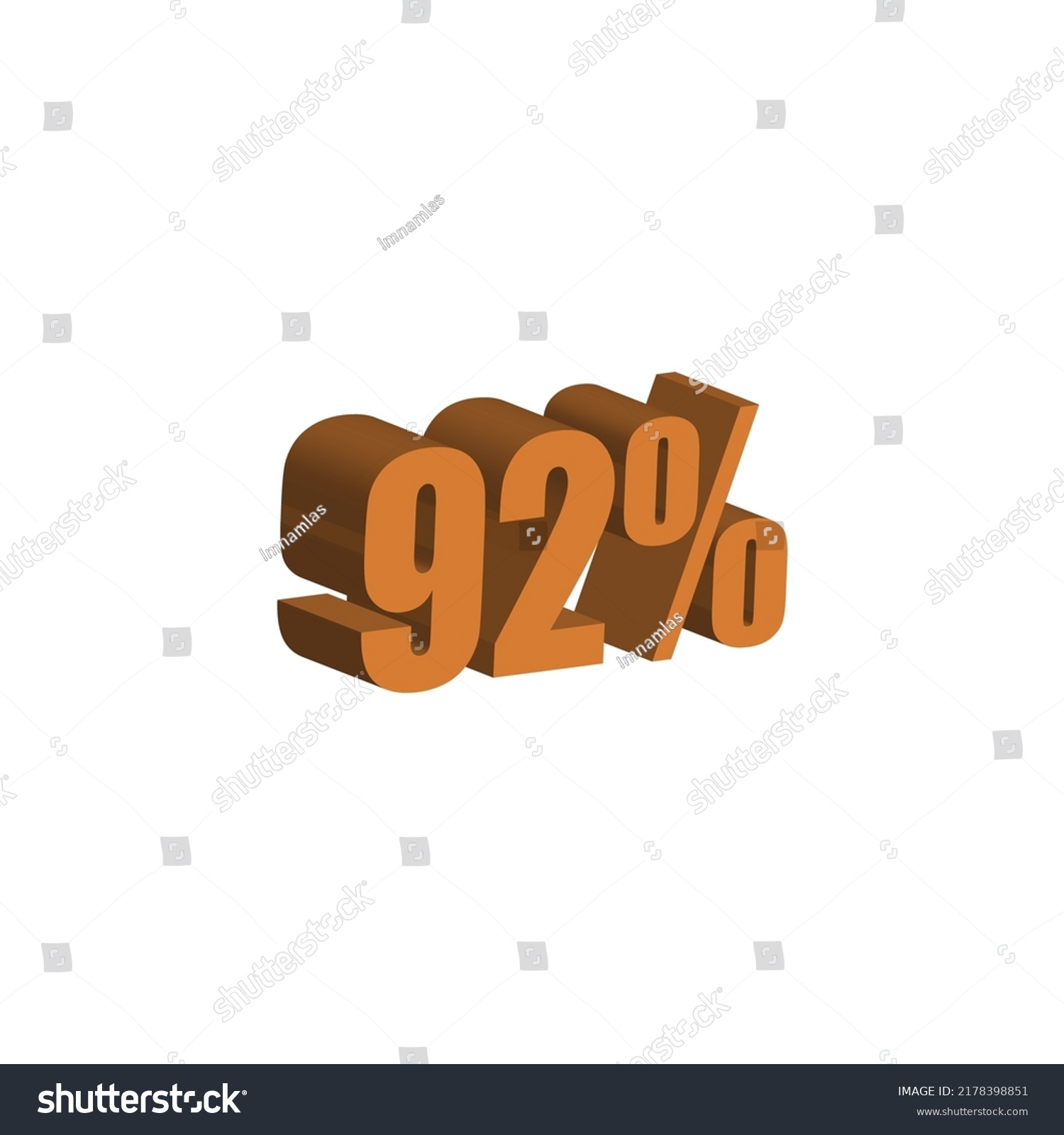 92-percent-3d-orange-text-92-stock-vector-royalty-free-2178398851