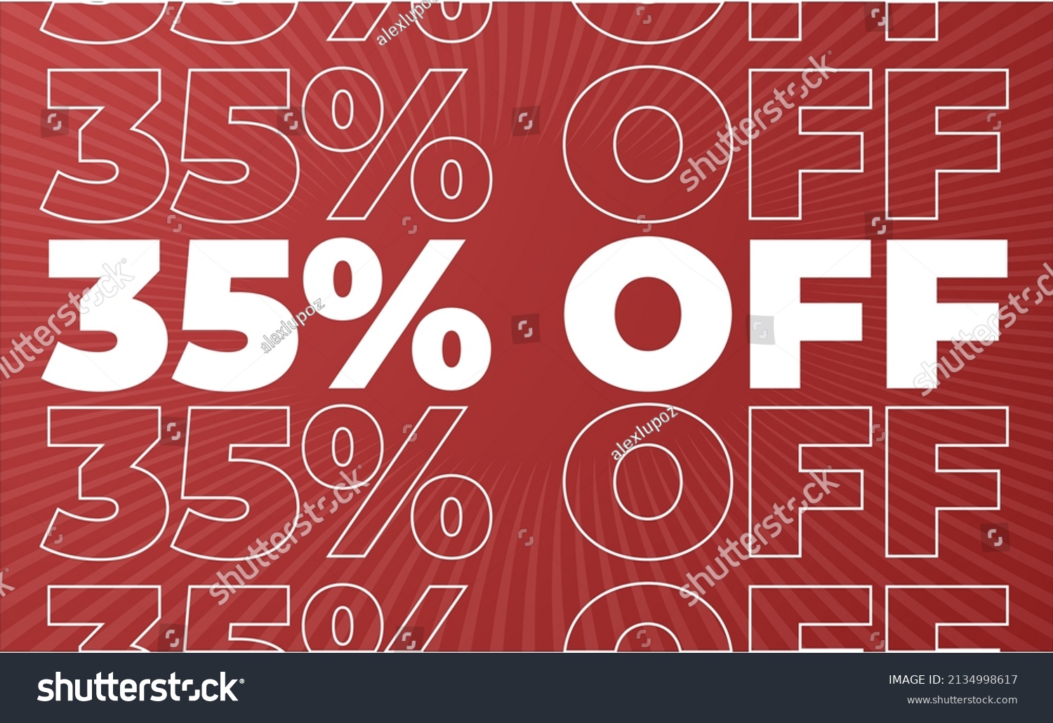 35-percent-off-discount-red-white-stock-vector-royalty-free