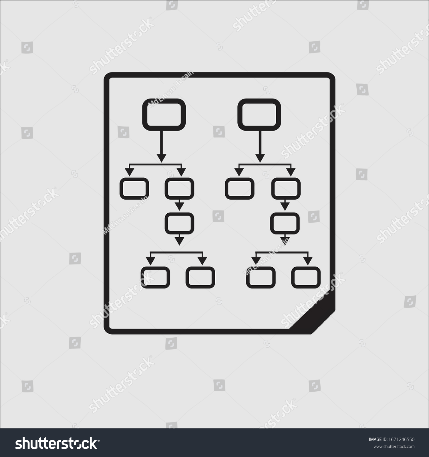 Project Planning Icon Vector Graphics Stock Vector (Royalty Free ...