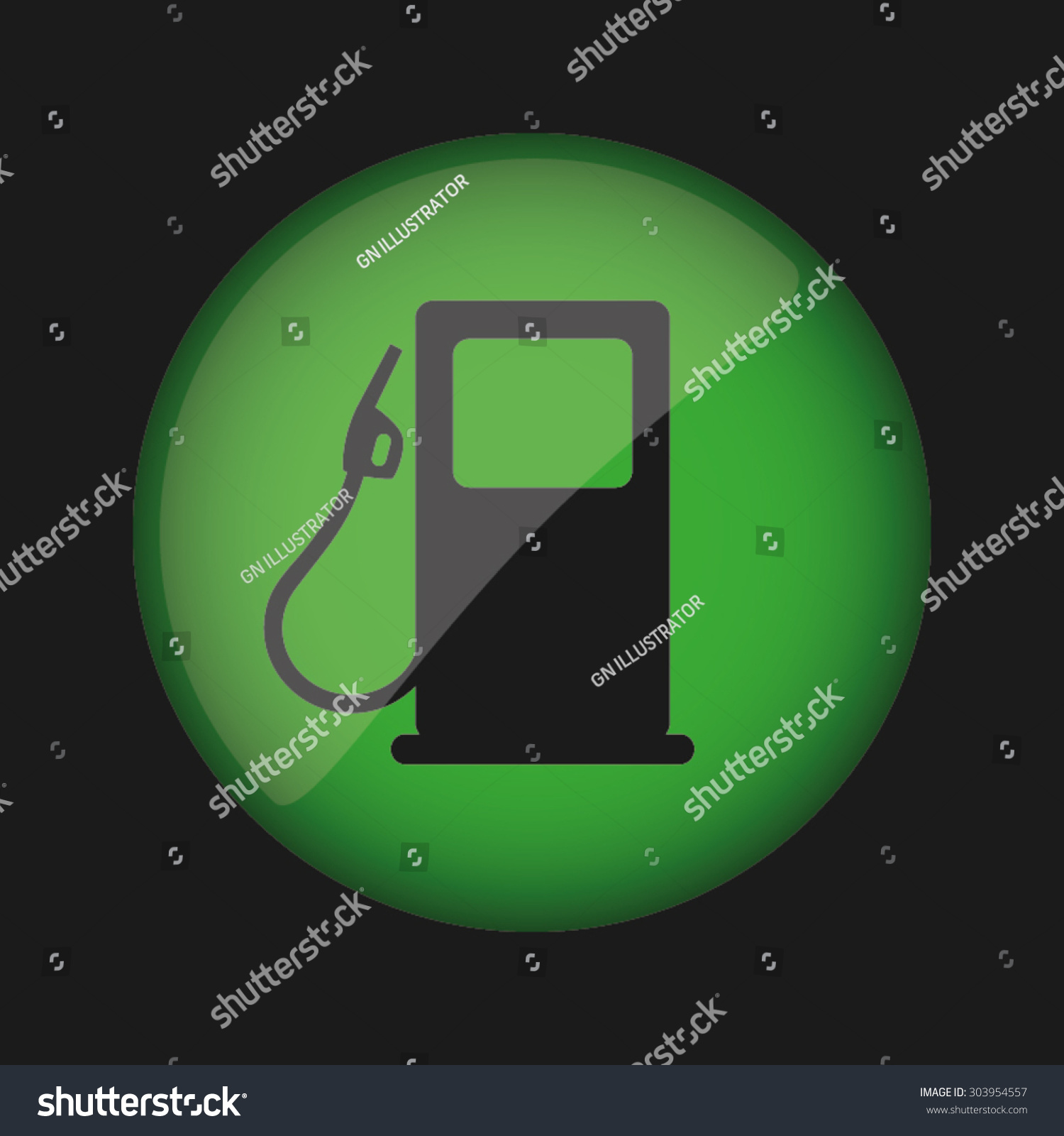 Pump Station Fuel Stock Vector (Royalty Free) 303954557 Shutterstock