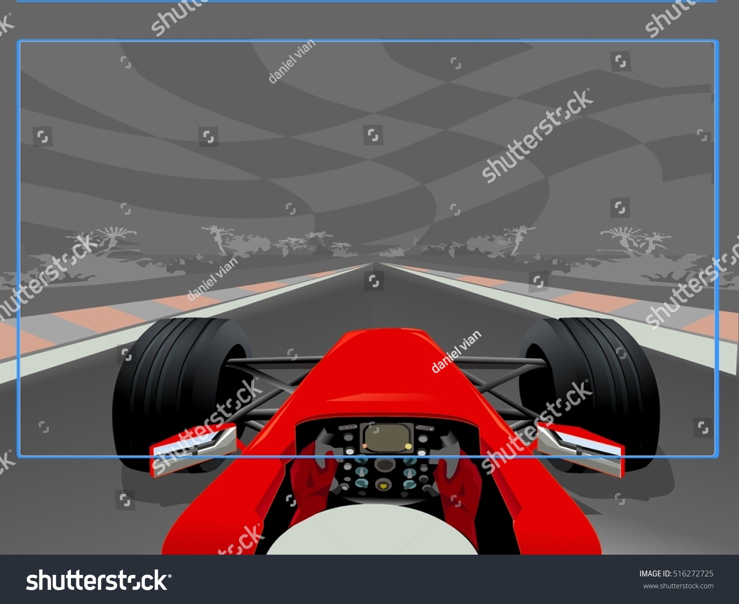Race Car Stock Vector (Royalty Free) 516272725 | Shutterstock