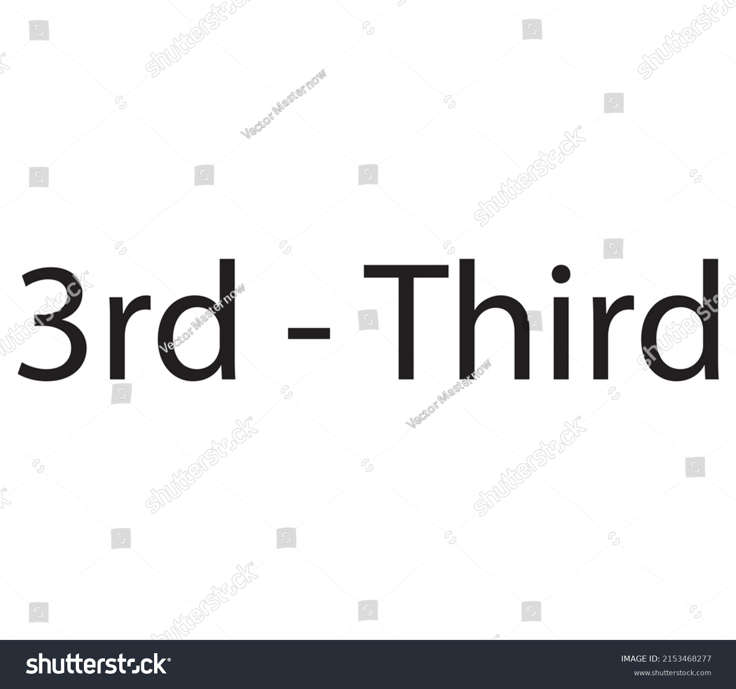 3rd-third-vocabulary-words-1-100-stock-vector-royalty-free-2153468277-shutterstock