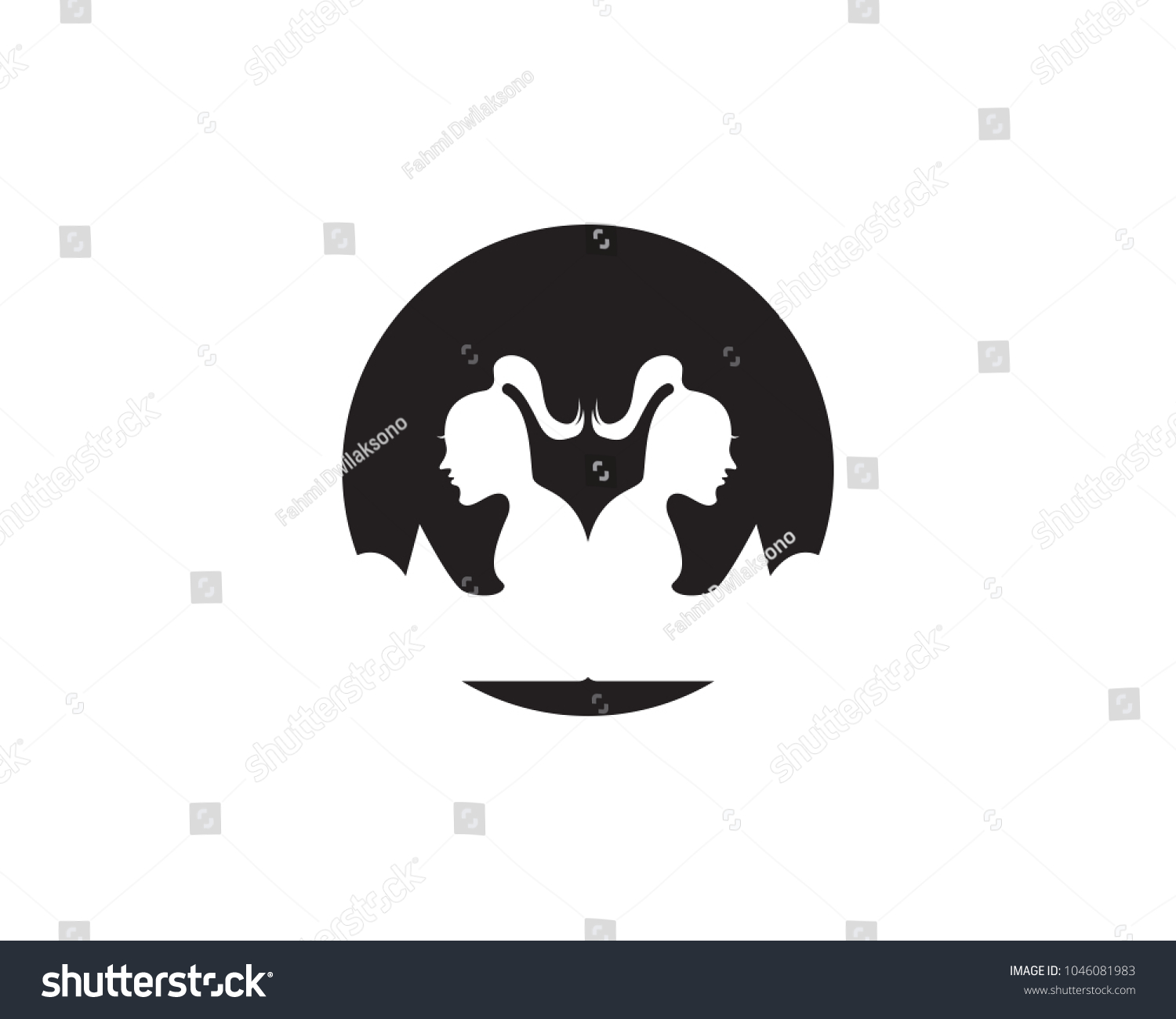 Reading Book Logo Symbols Silhouette Illustration Vector De Stock