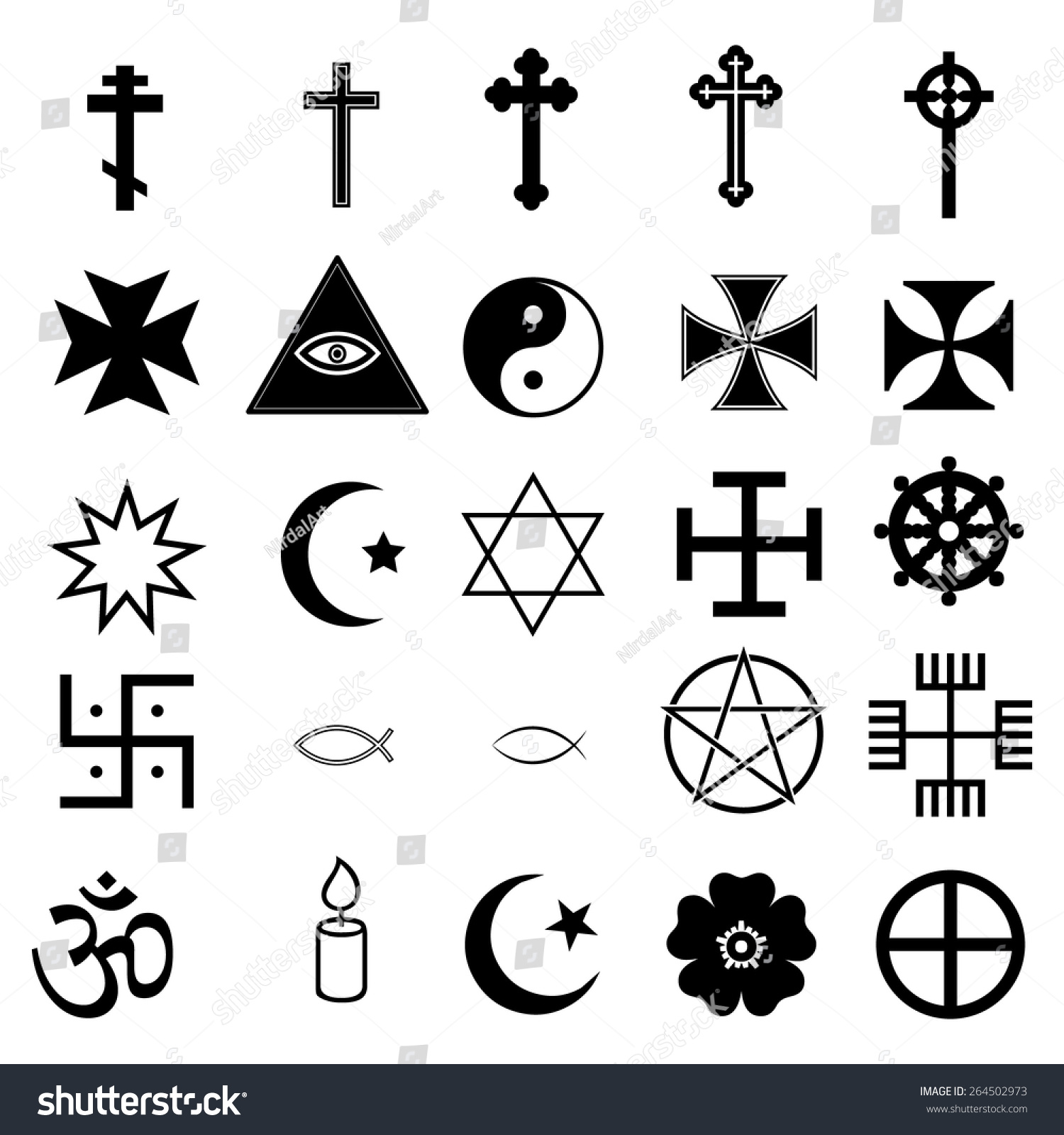 25-religious-icons-stock-vector-royalty-free-264502973