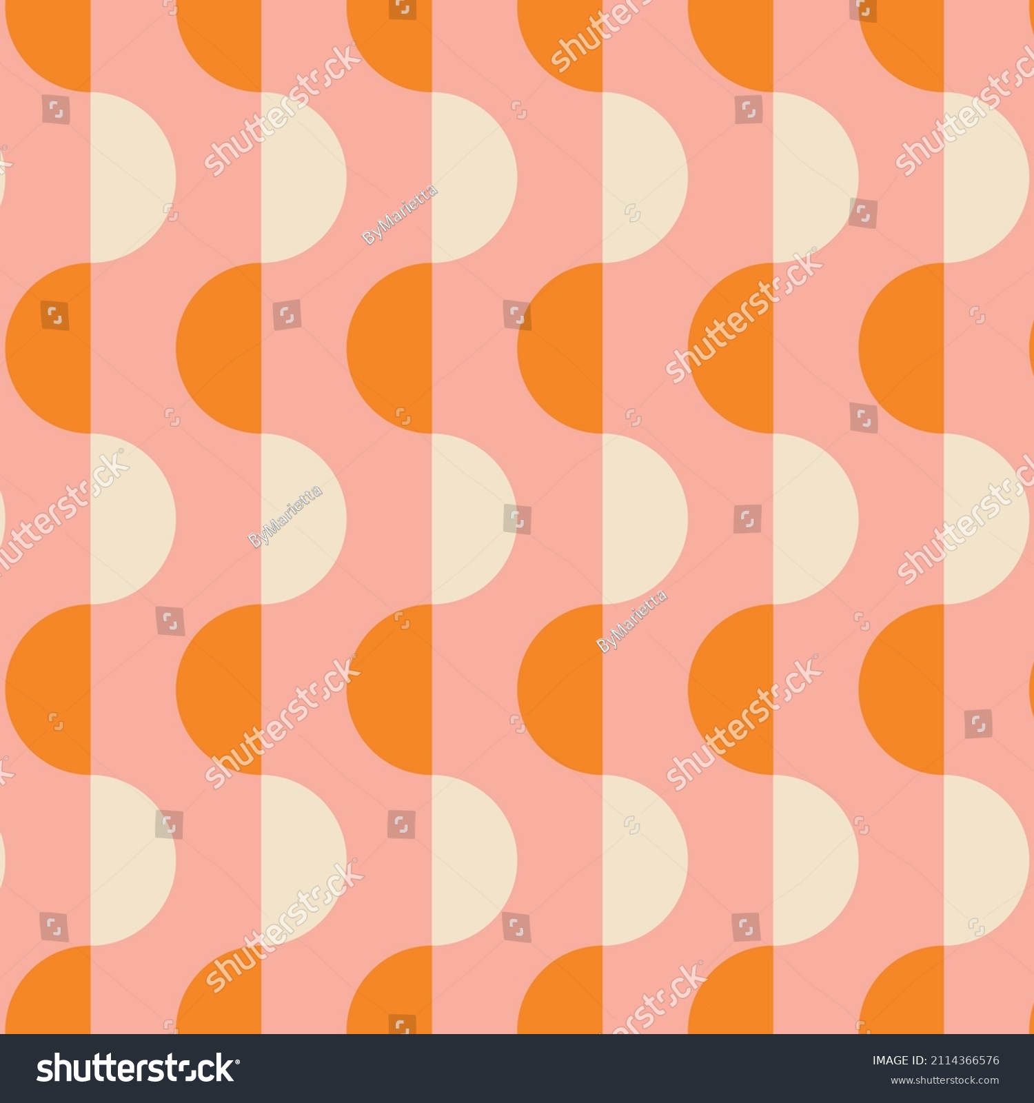 SVG of 50s Mid Century Modern Seamless Pattern svg