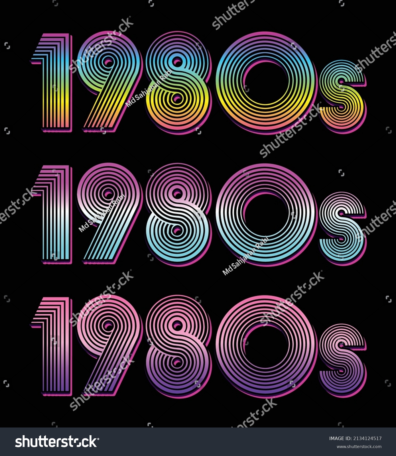 SVG of 1980s 80s Style Neon Type Svg, Funny Birthday, Birthdate, Birthday Special shirt, poster, thumbnail svg