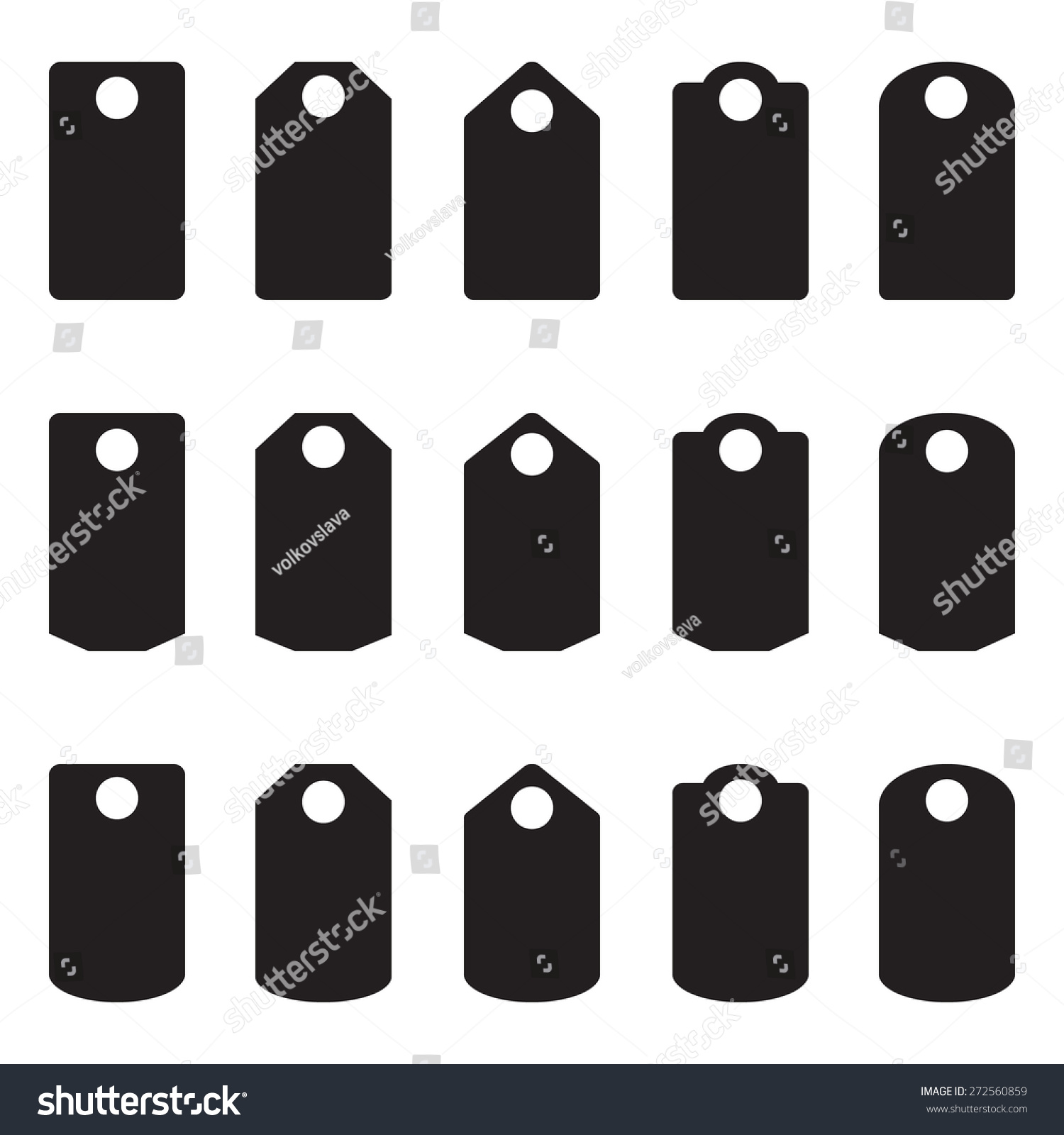 Blank Labels Template from image.shutterstock.com