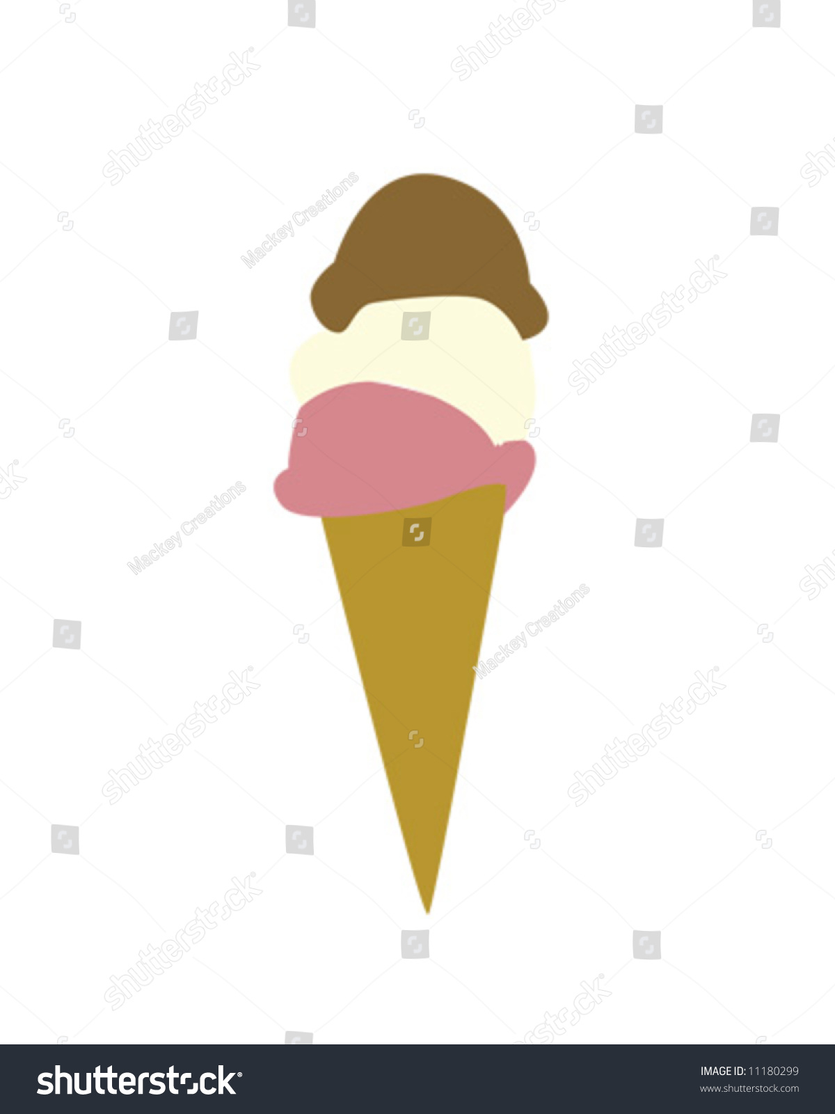 Double Scoop Ice Cream Cone Clip Art 20 Free Cliparts CED