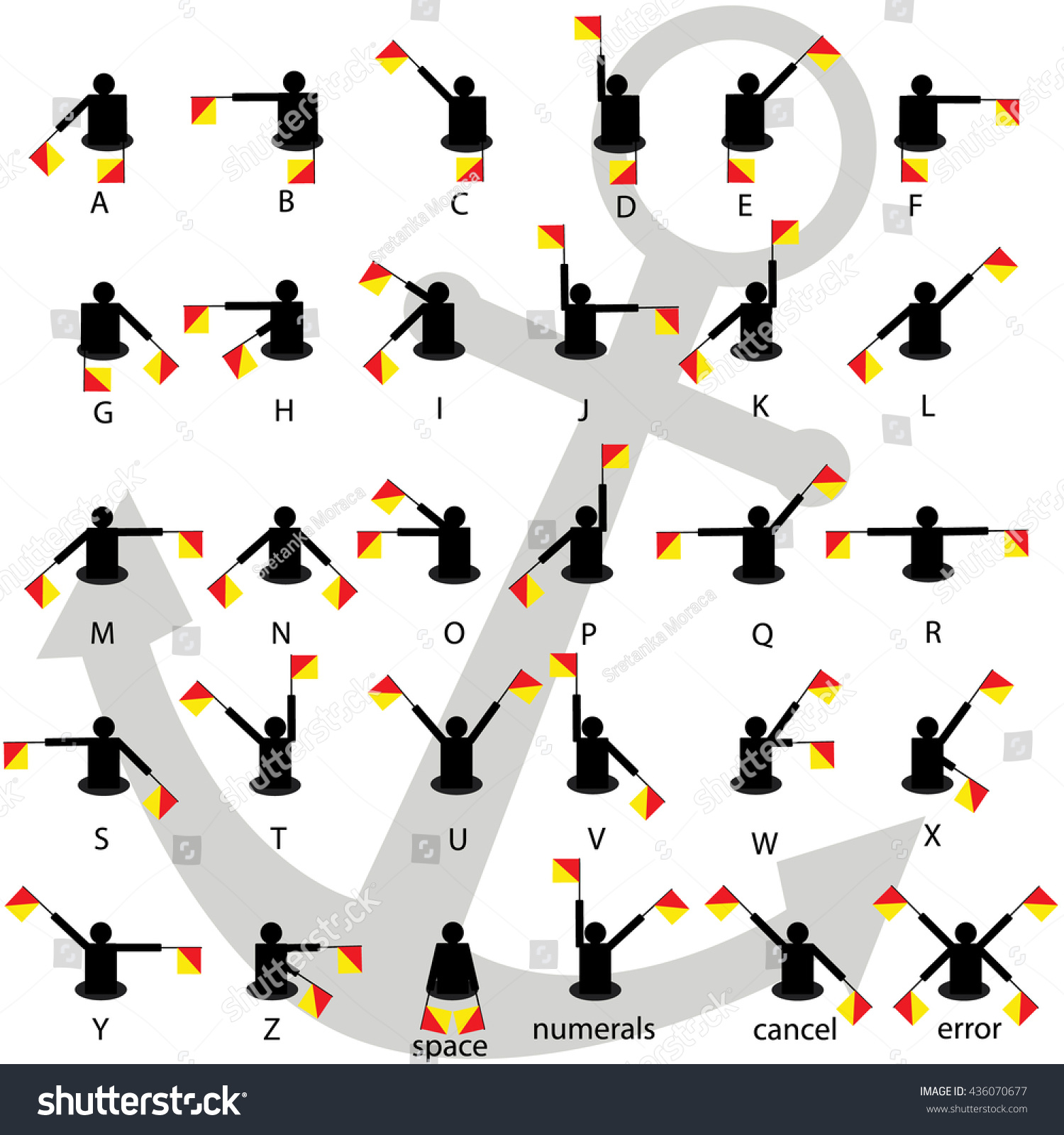 Signal Flags Alphabet