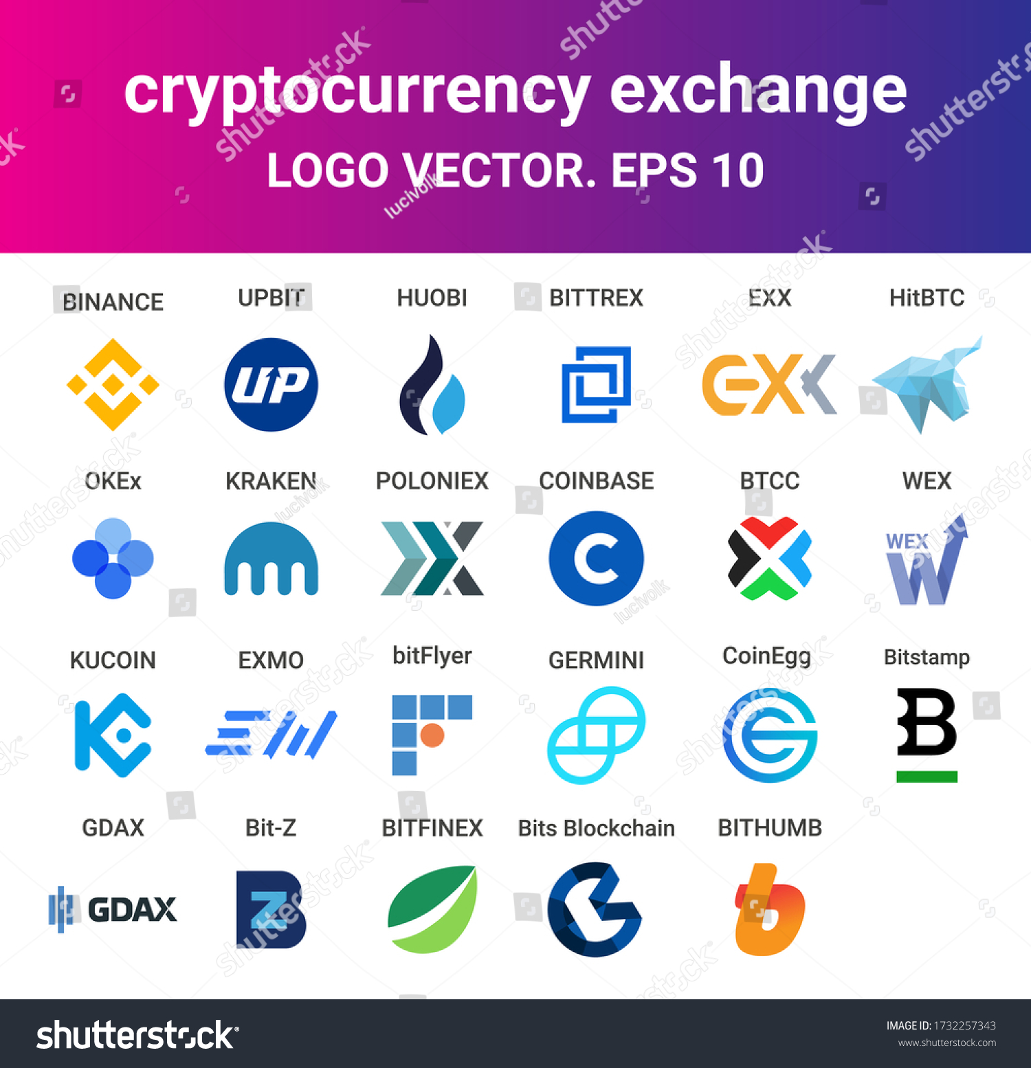 74 918 crypto exchange logo stock illustrations images vectors