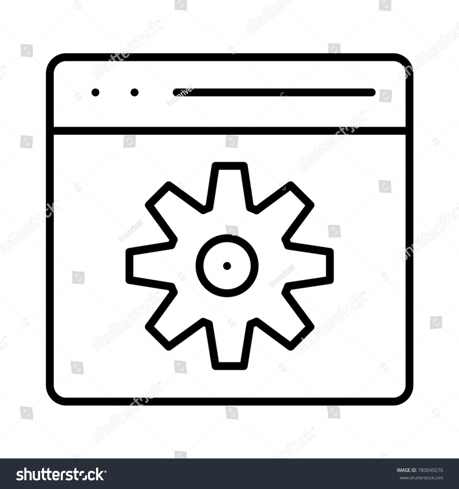 Setting Technology Gadget Stock Vector (Royalty Free) 780049276 ...