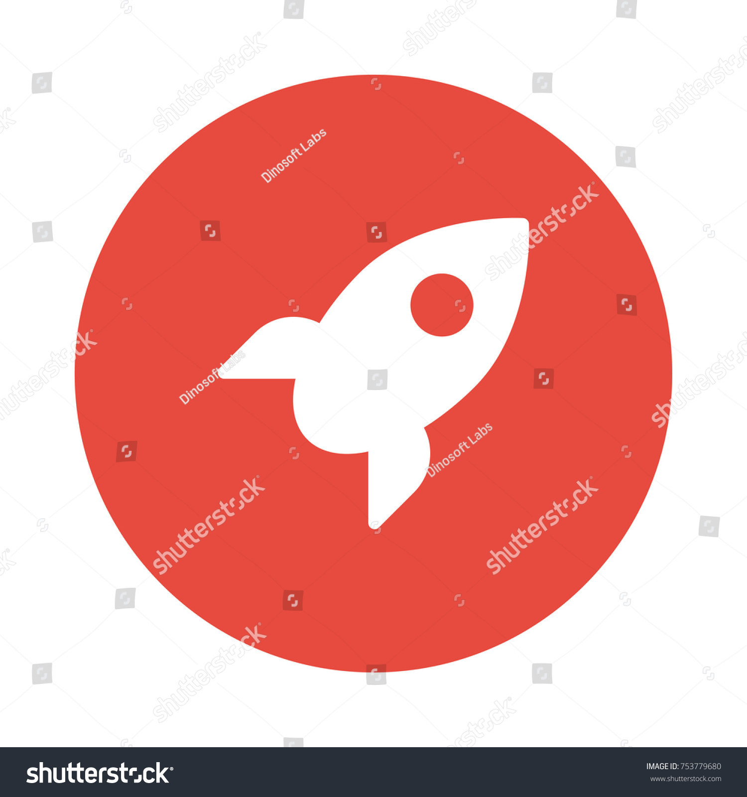 Speed Circle Icon Stock Vector (royalty Free) 753779680